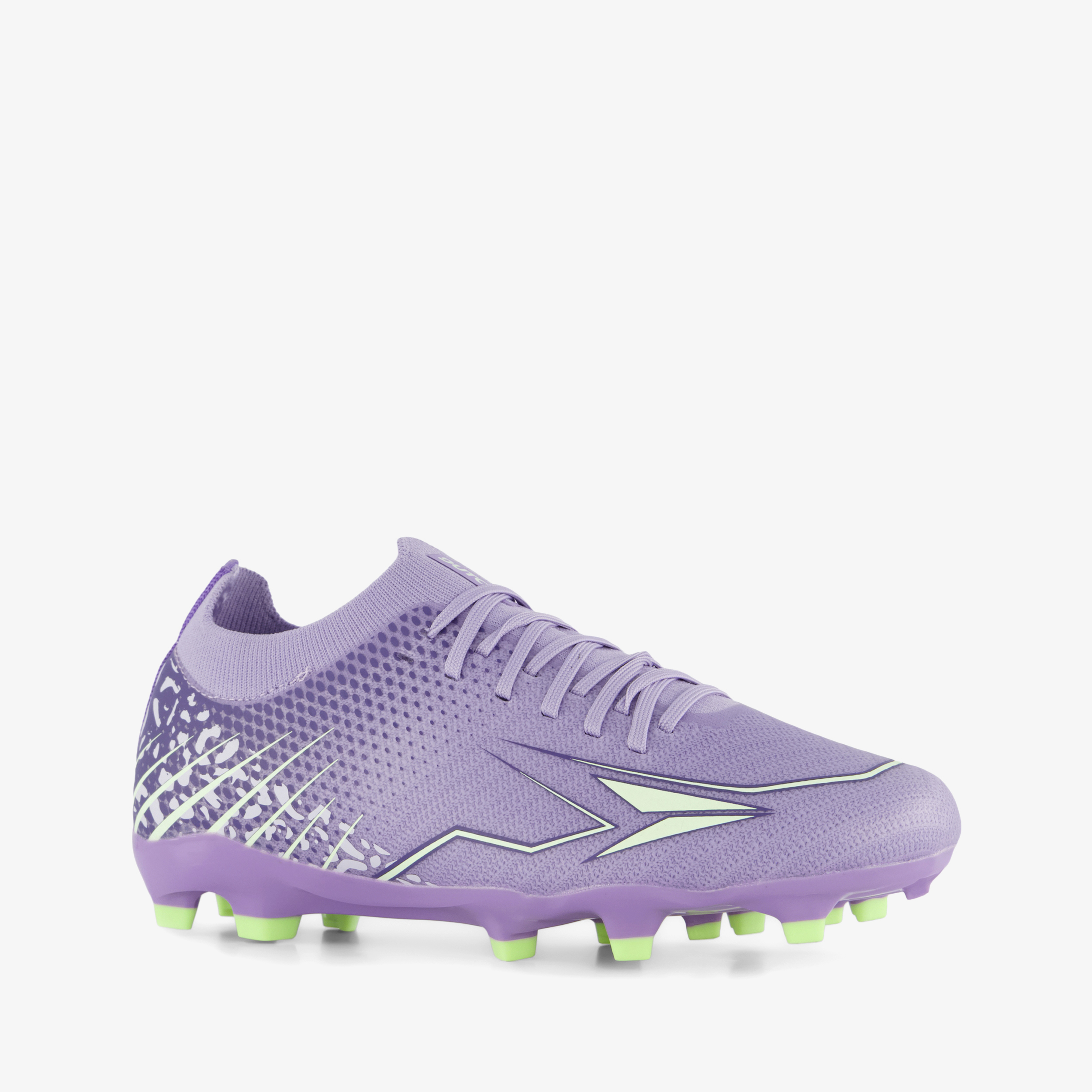 Dutchy FG kinder voetbalschoenen paars groen meisjes veldschoenen