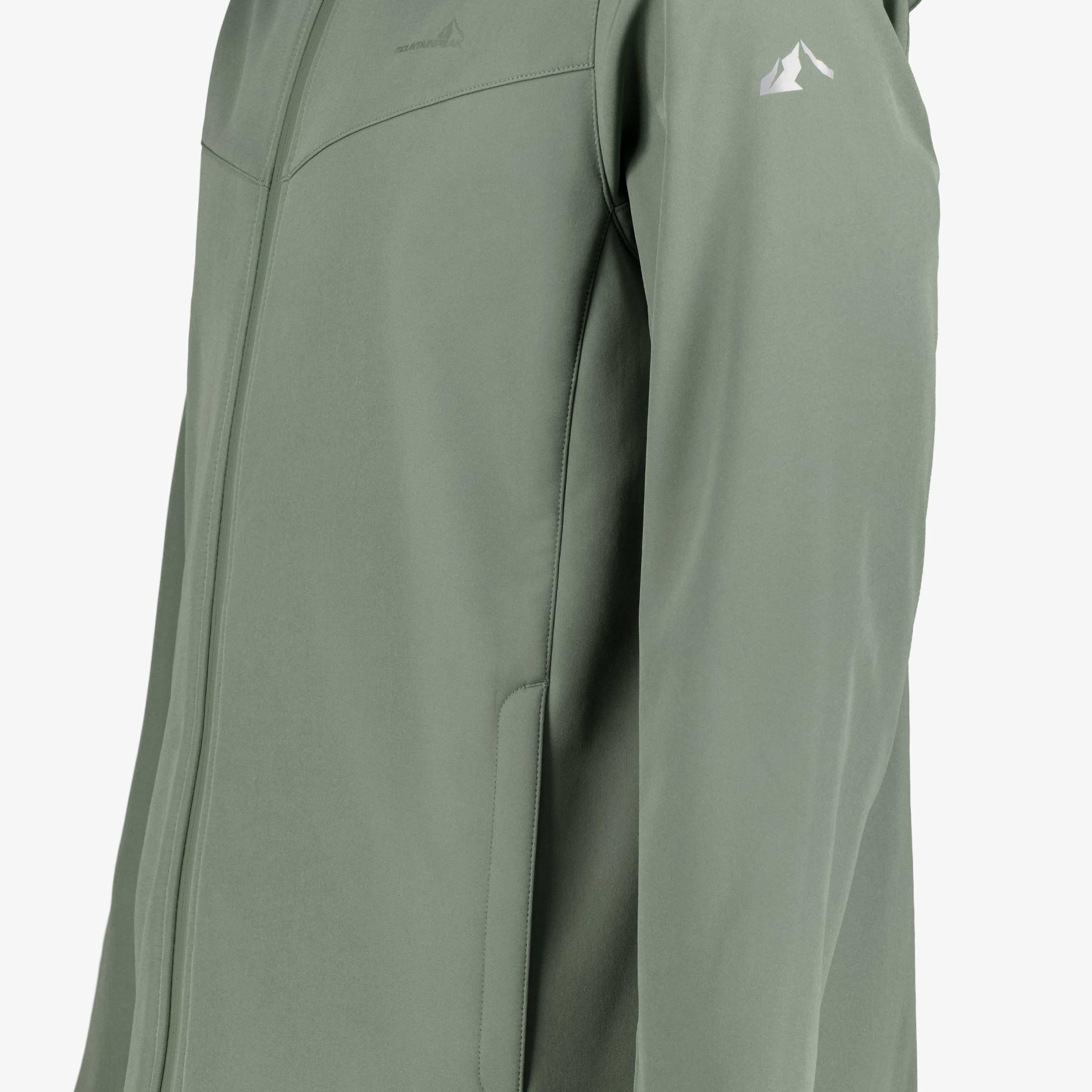 Mountain Peak heren outdoor softshell jas groen jassen – foto 2