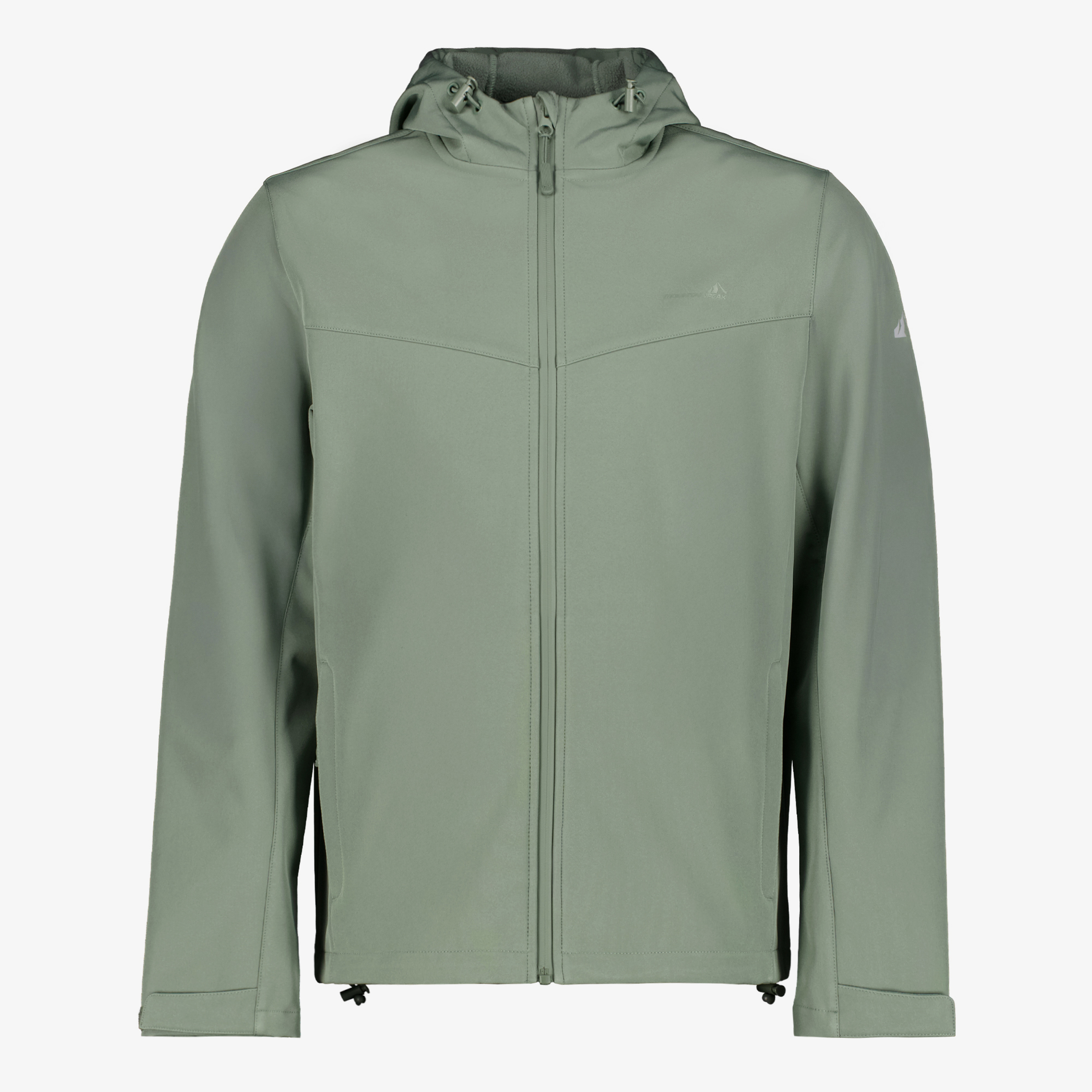 Mountain Peak heren outdoor softshell jas groen jassen