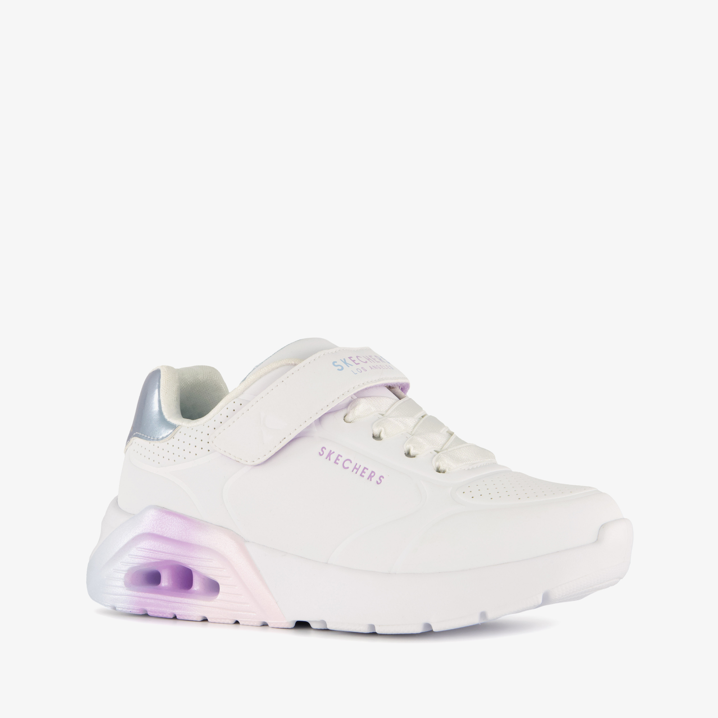 Skechers Uno Lite 2.0 meisjes sneakers wit