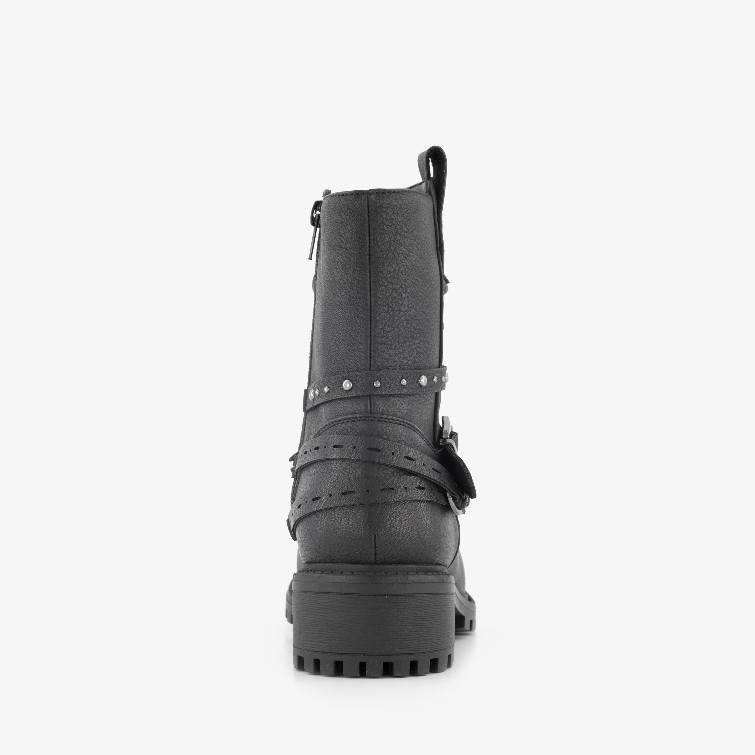 Blue Box dames boots met sierbandjes zwart enkellaarzen – foto 2