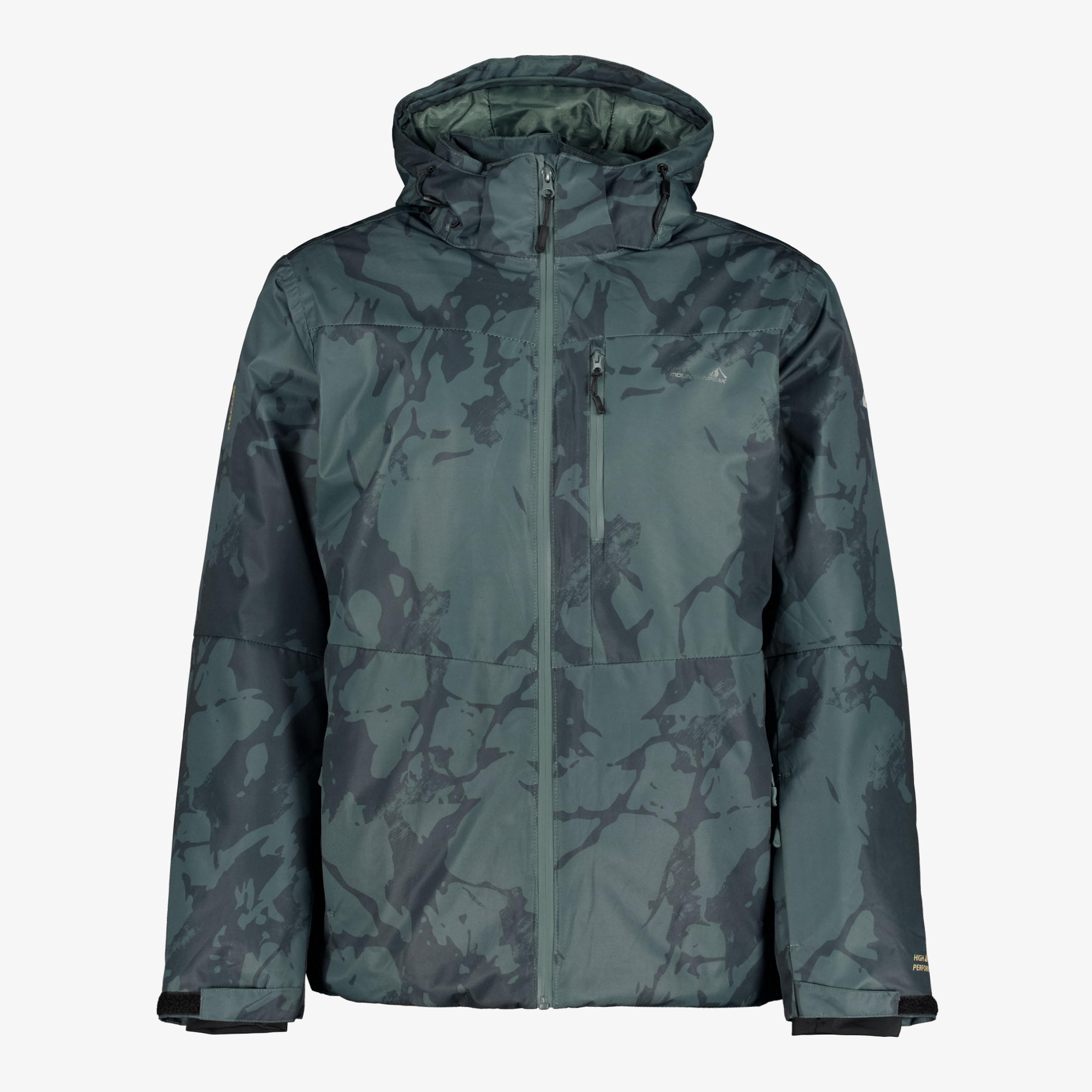 Mountain Peak heren ski-jas groen 10000 mm waterkolom jassen