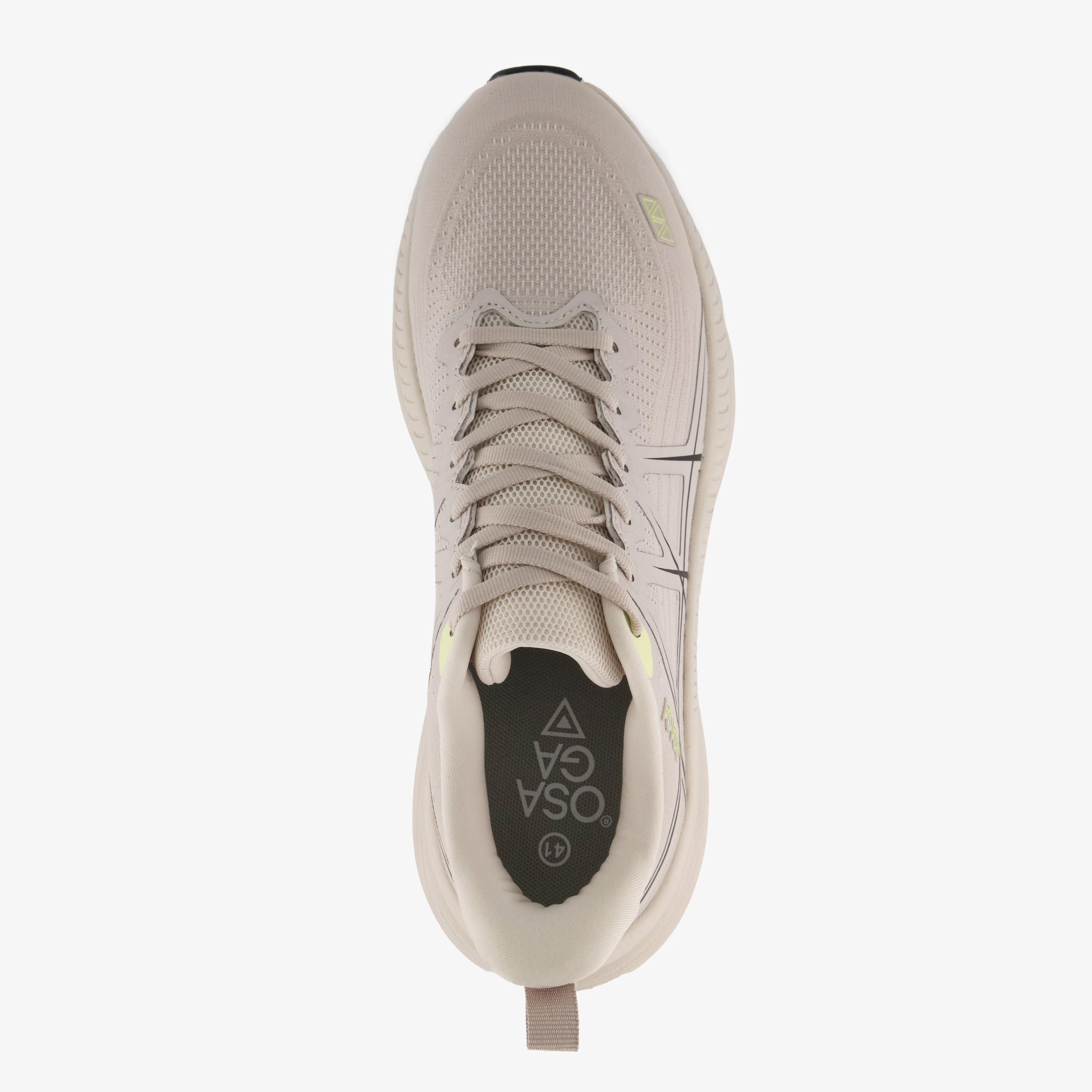 Osaga Zeus heren hardloopschoenen beige – foto 4
