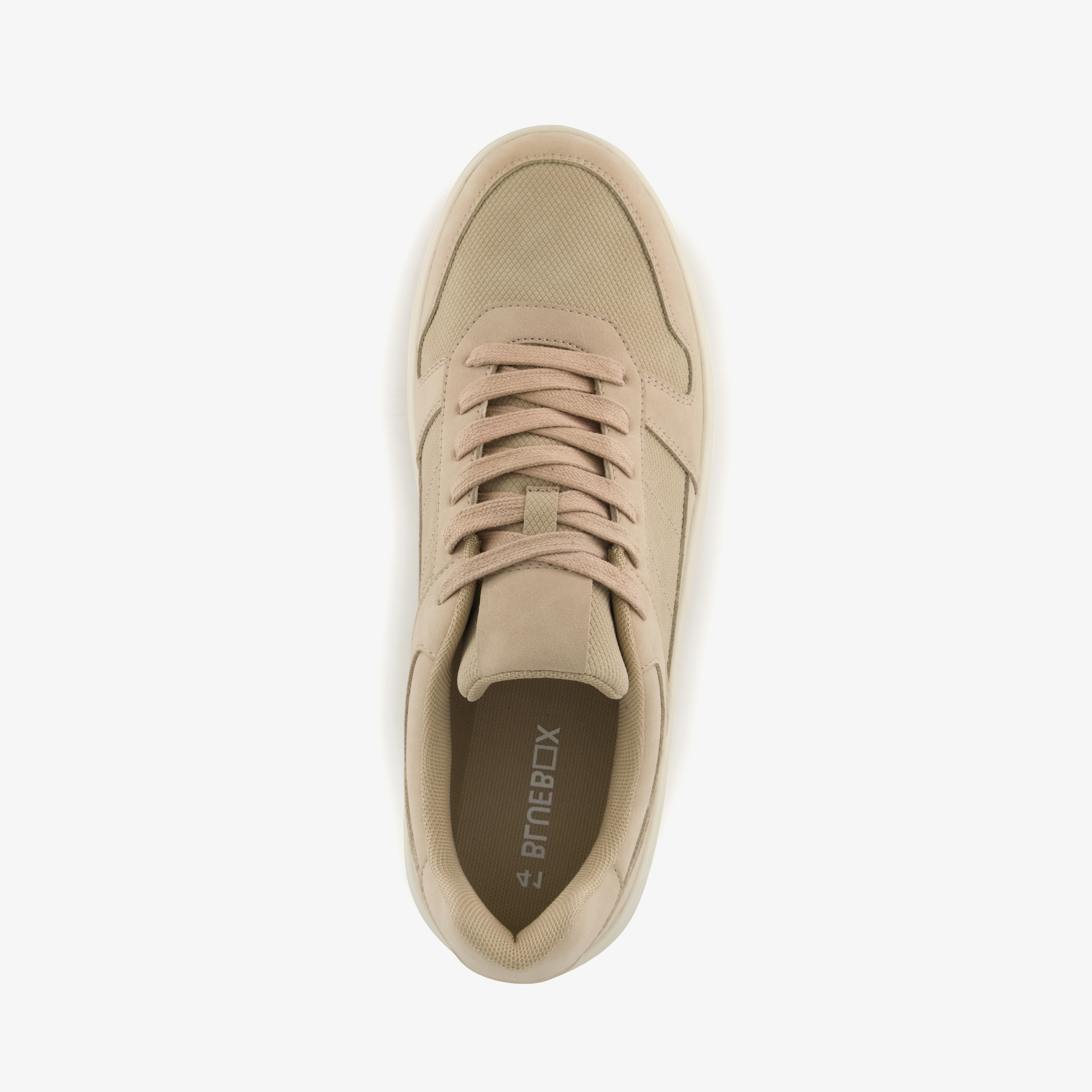 Blue Box heren sneakers beige – foto 4