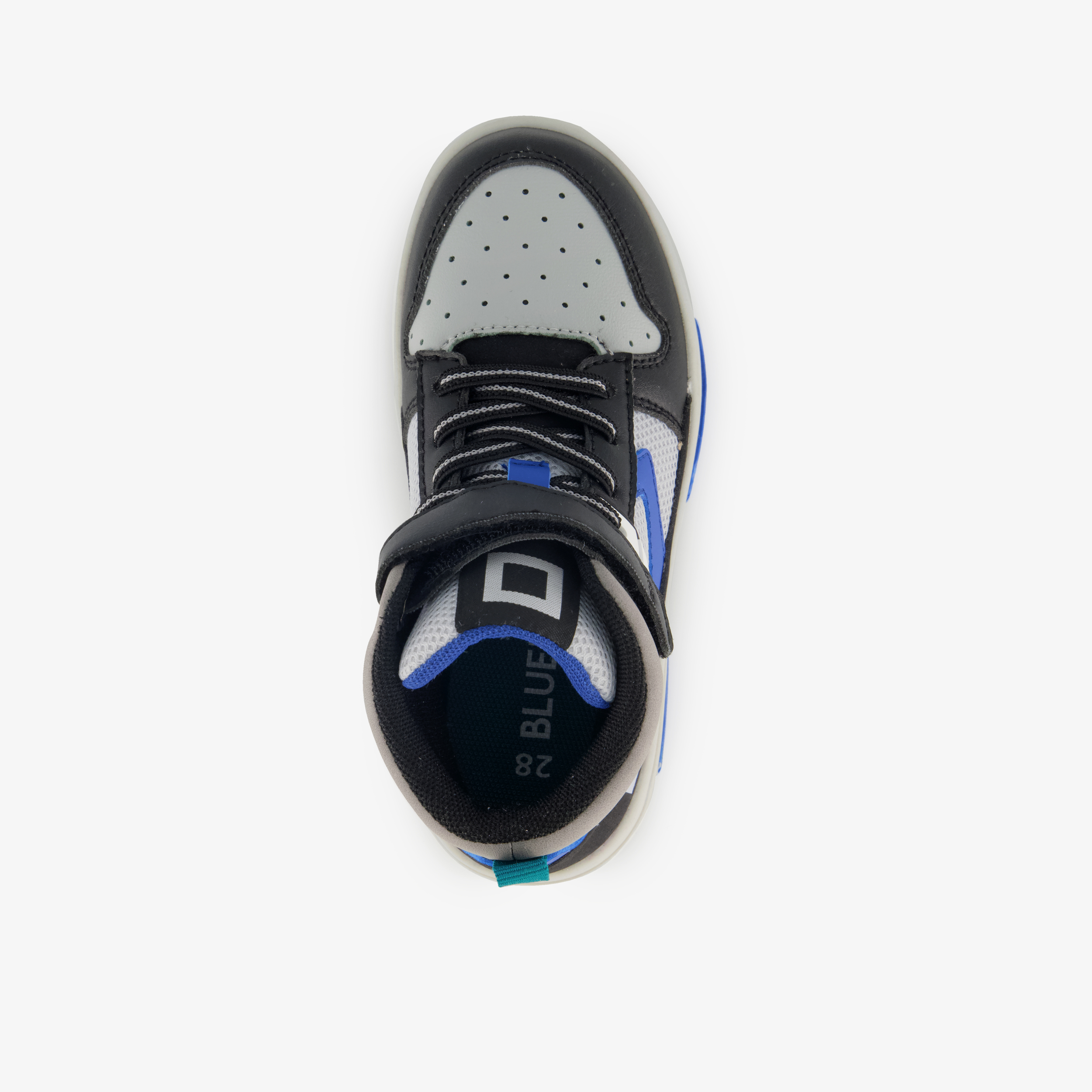 Blue Box hoge jongens sneakers  grijs blauw – foto 4