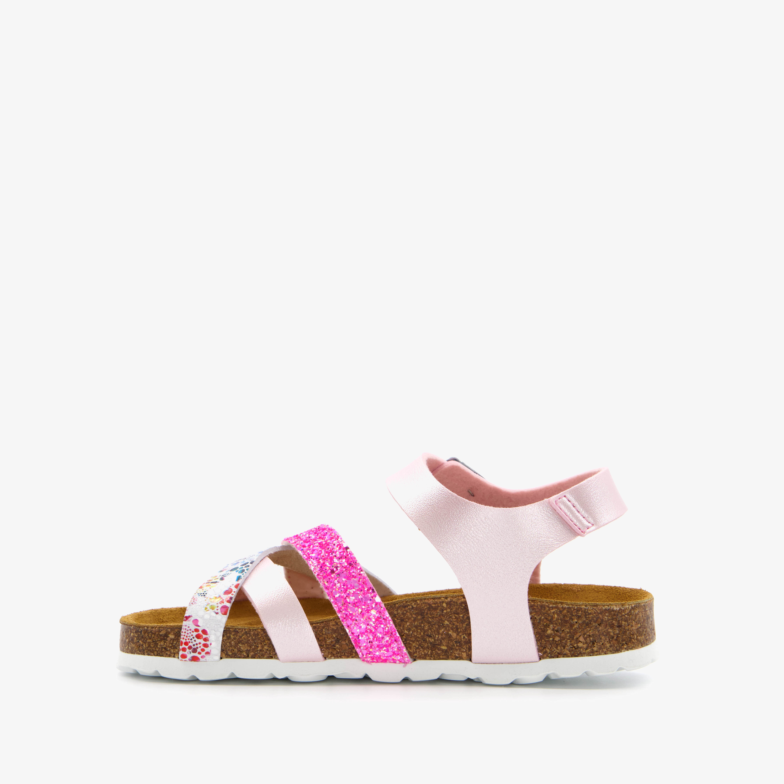 Hush Puppies meisjes bio sandalen met glitters roze – foto 2
