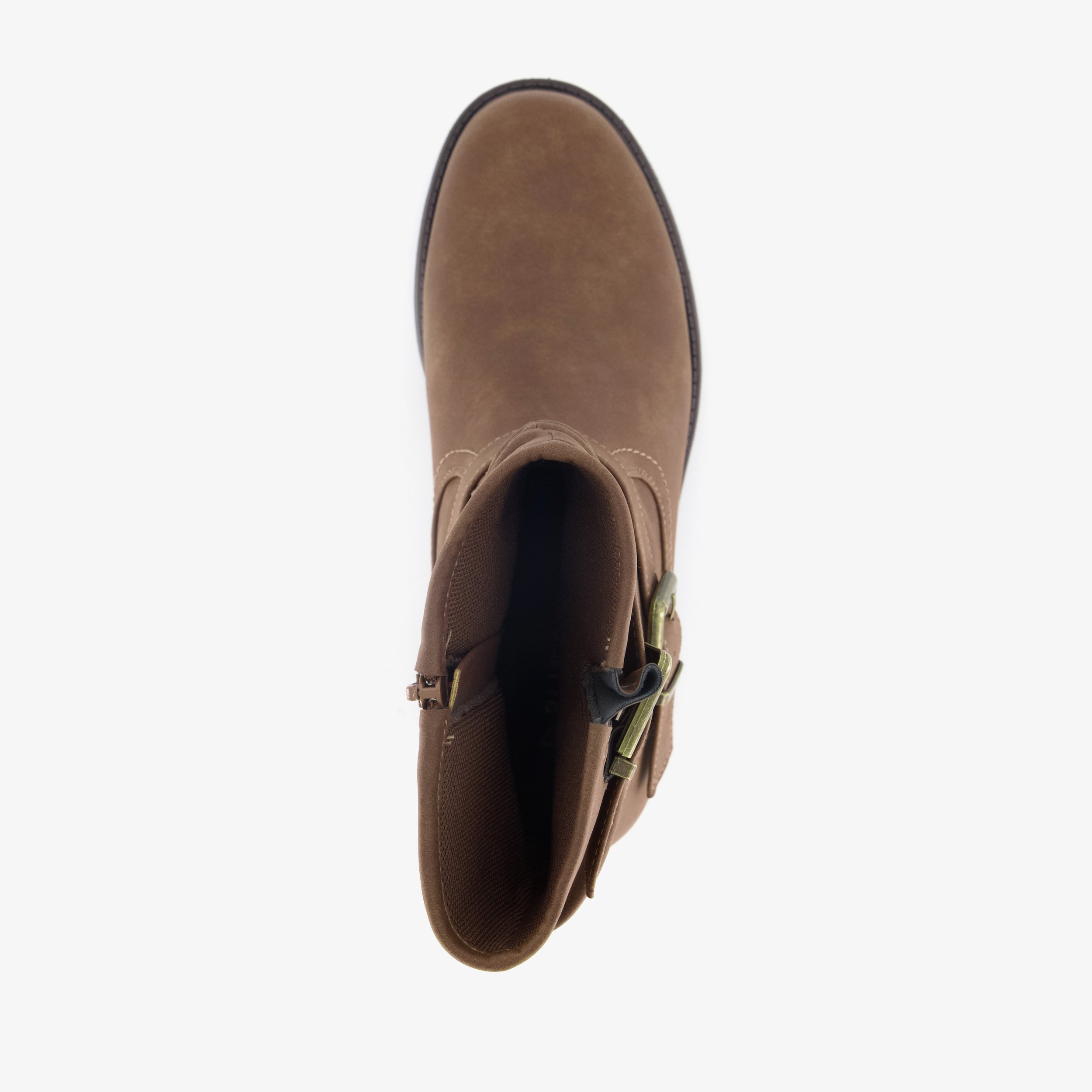 TwoDay dames biker boots cognac bruin laarzen – foto 4