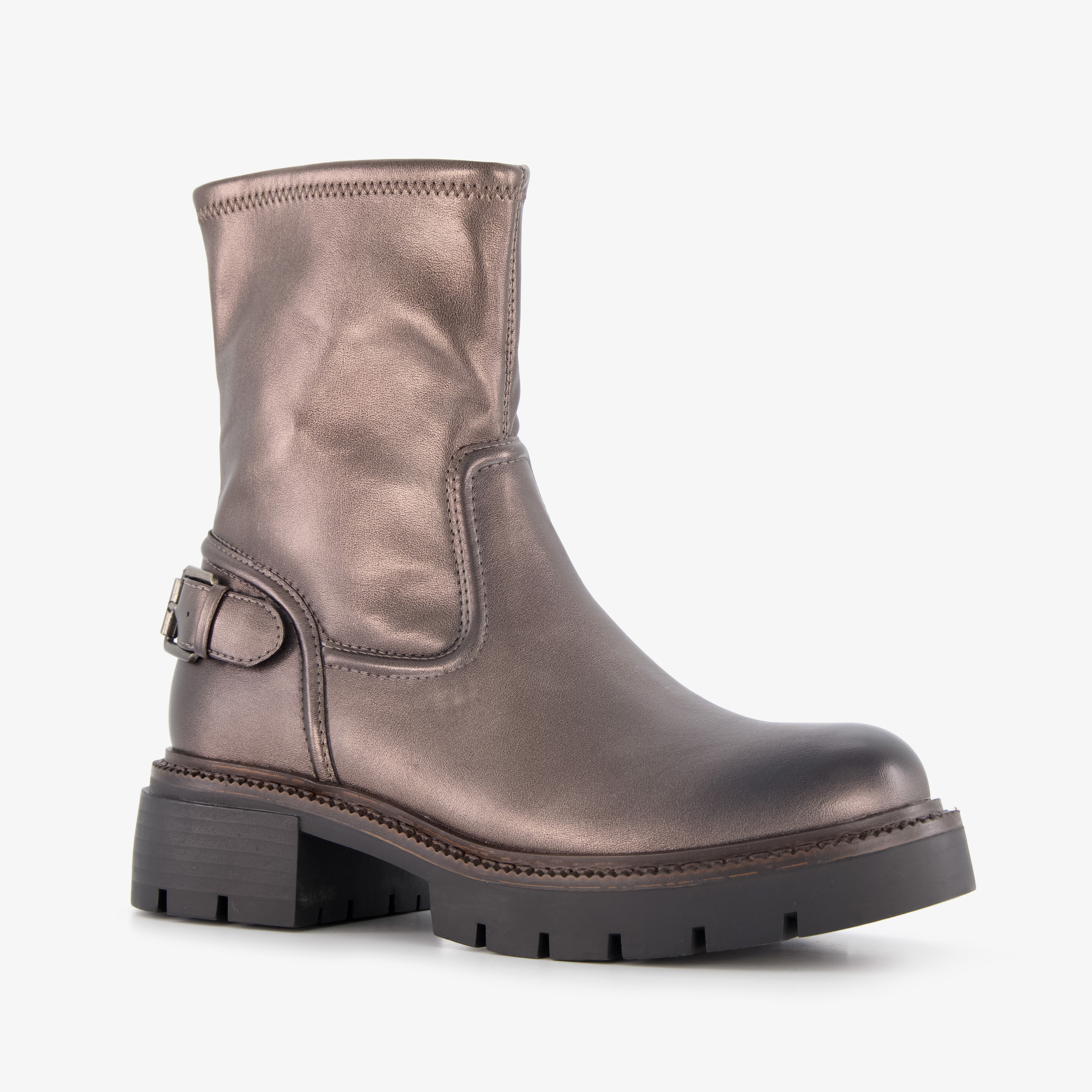 Blue Box dames boots brons enkellaarzen