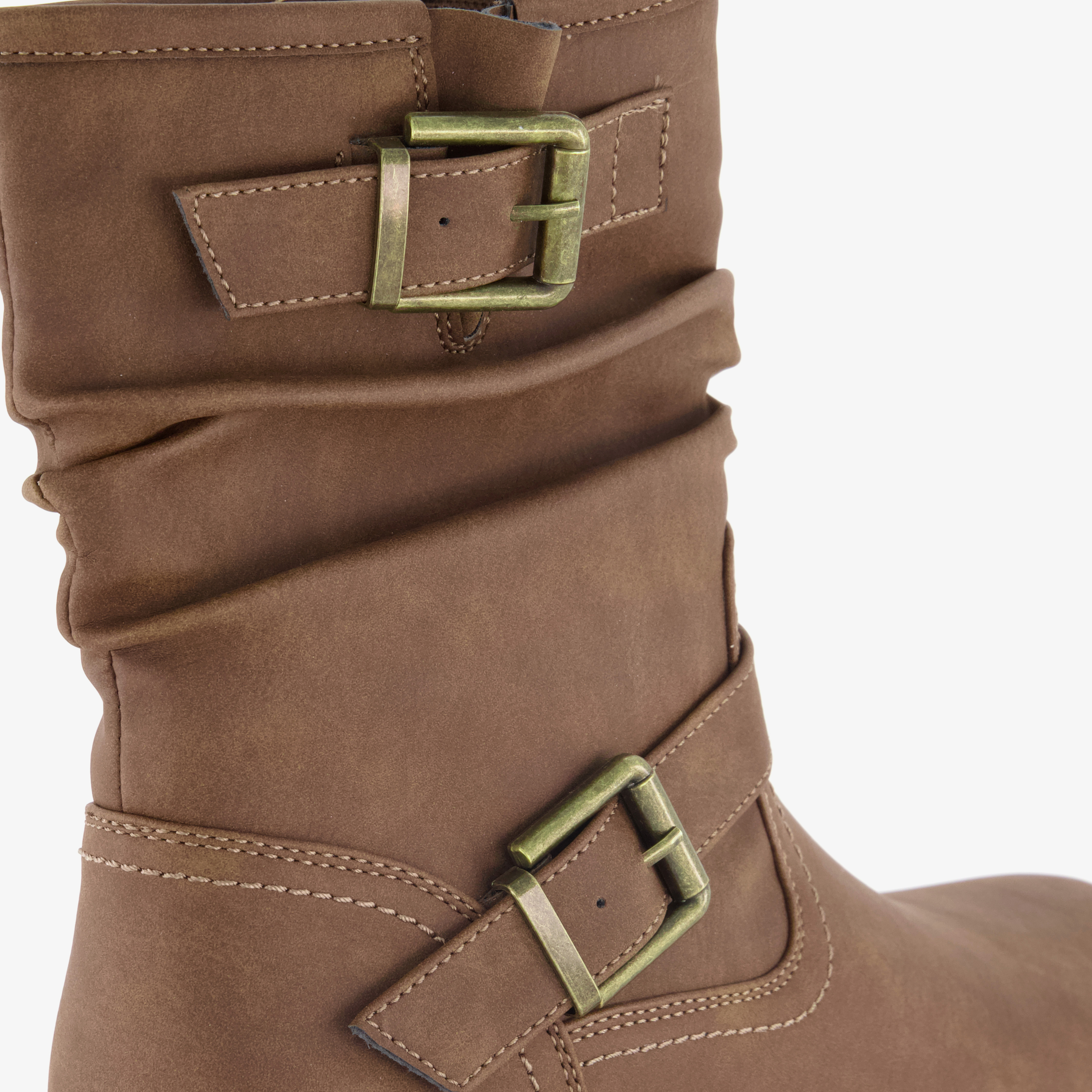 TwoDay dames biker boots cognac bruin laarzen – foto 5