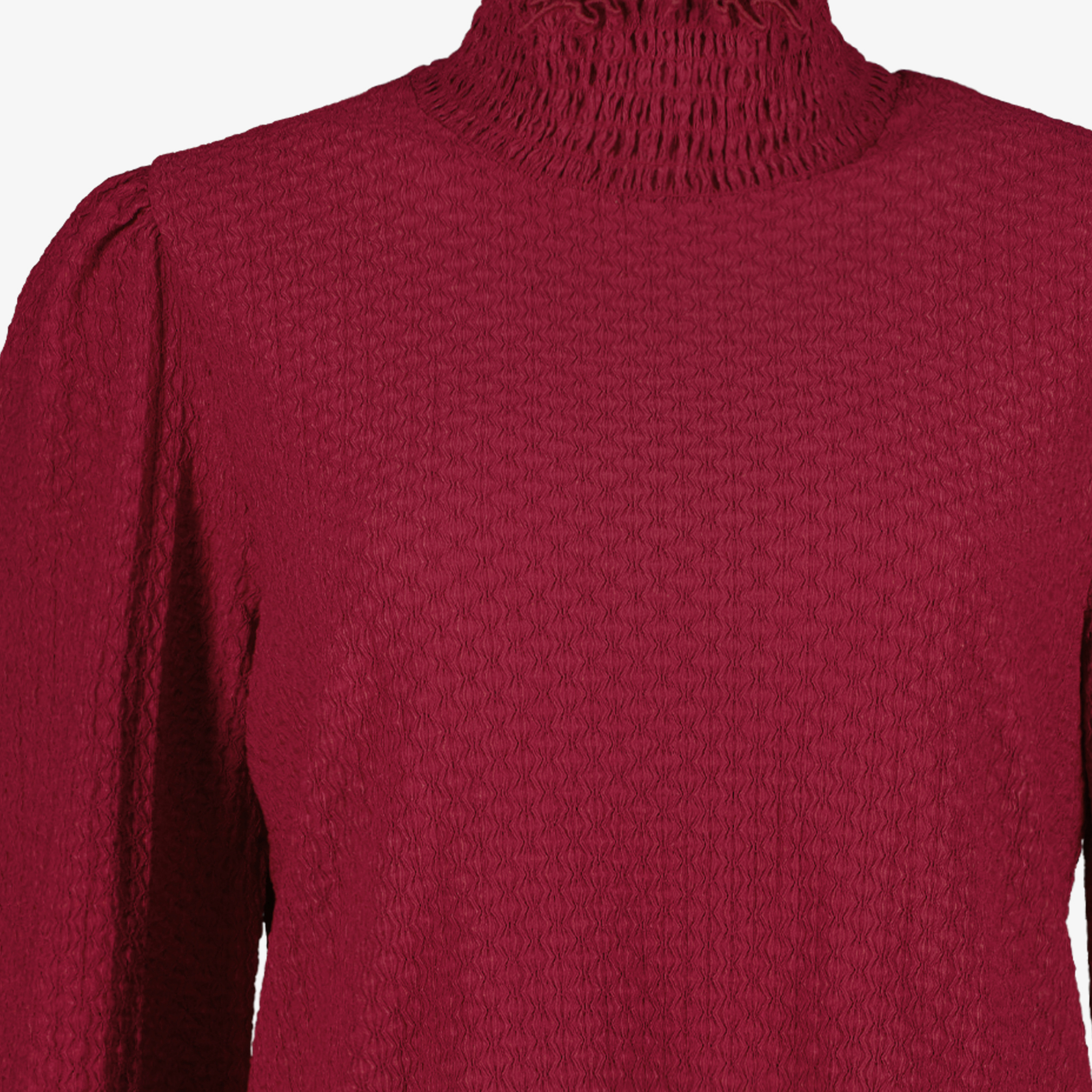 TwoDay dames blouse met gesmockte details rood t-shirts & tops – foto 2