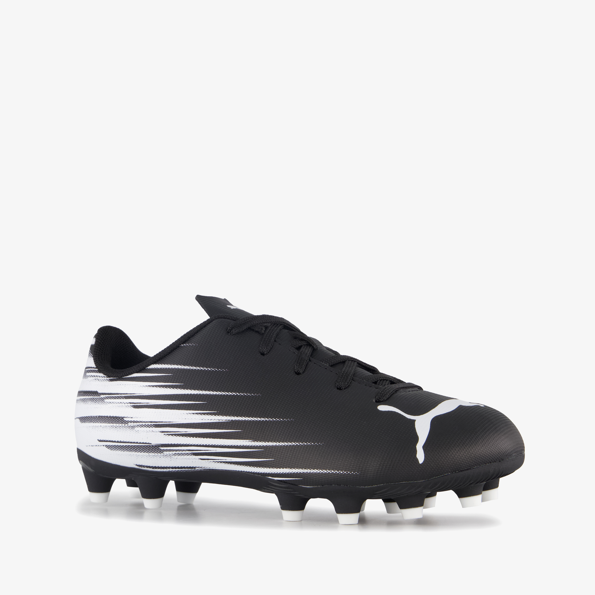 Puma Attacanto II MG kinder voetbalschoenen zwart wit