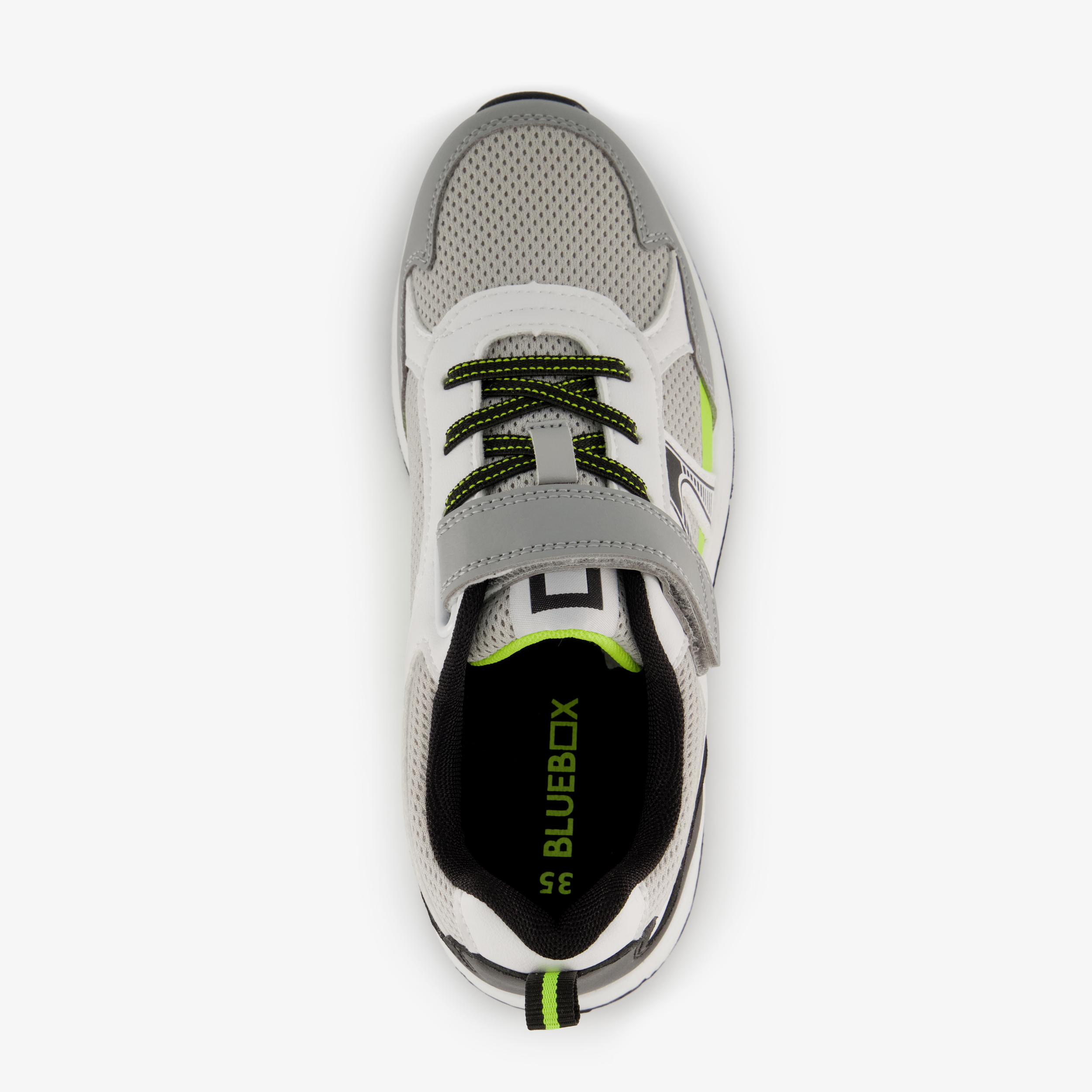Blue Box jongens sneakers met airzool grijs groen – foto 4