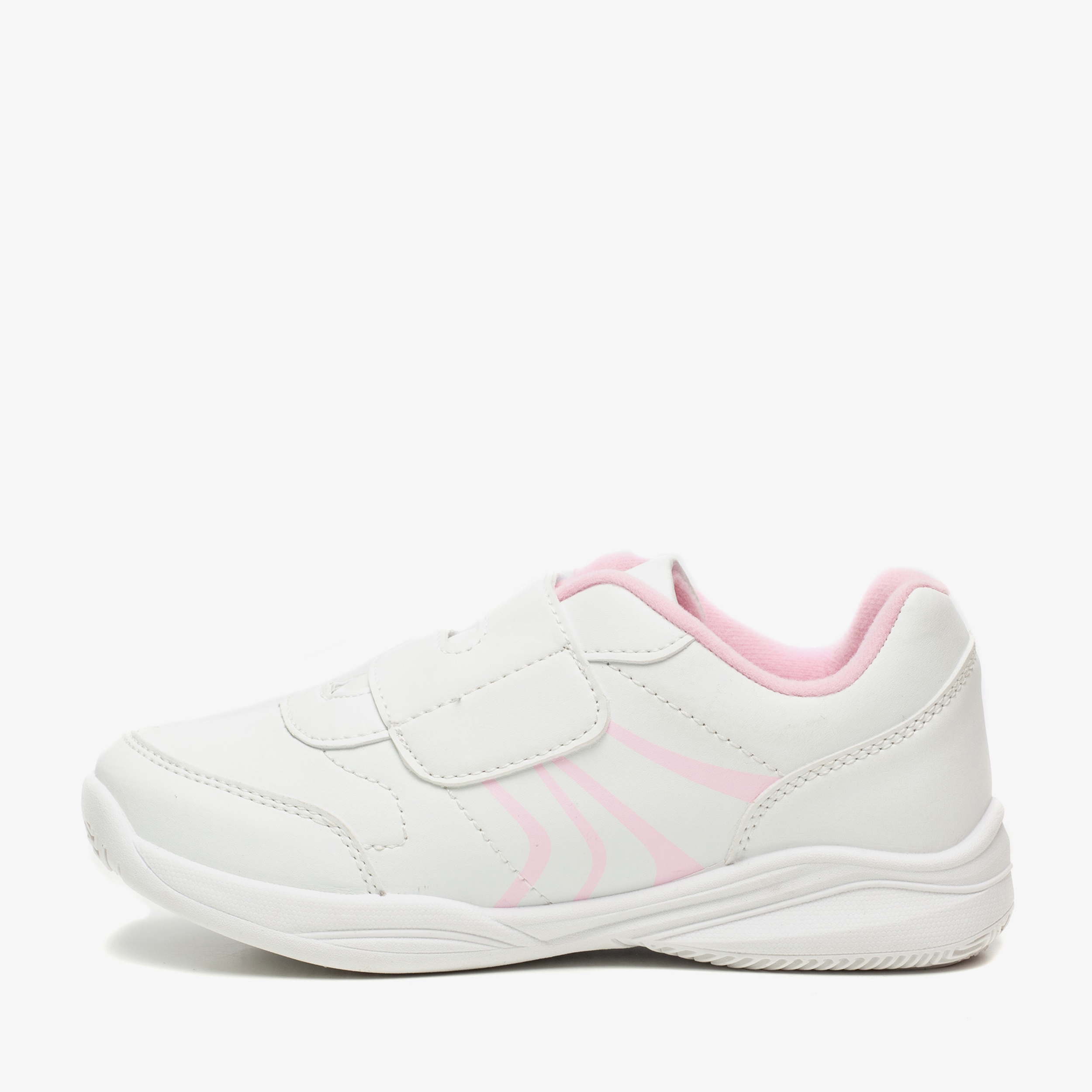 Chicane kinder gymschoenen klittenband wit roze meisjes sneakers – foto 2