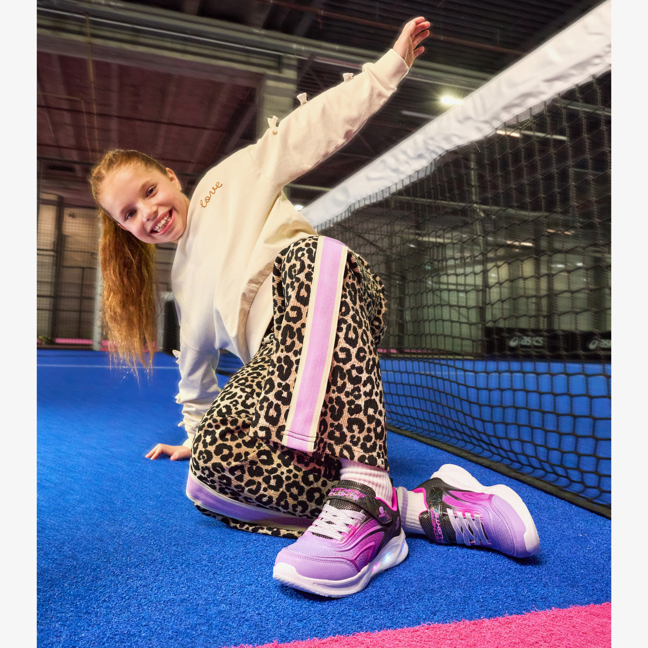 TwoDay meisjes wide leg broek met panterprint broeken & shorts – foto 4