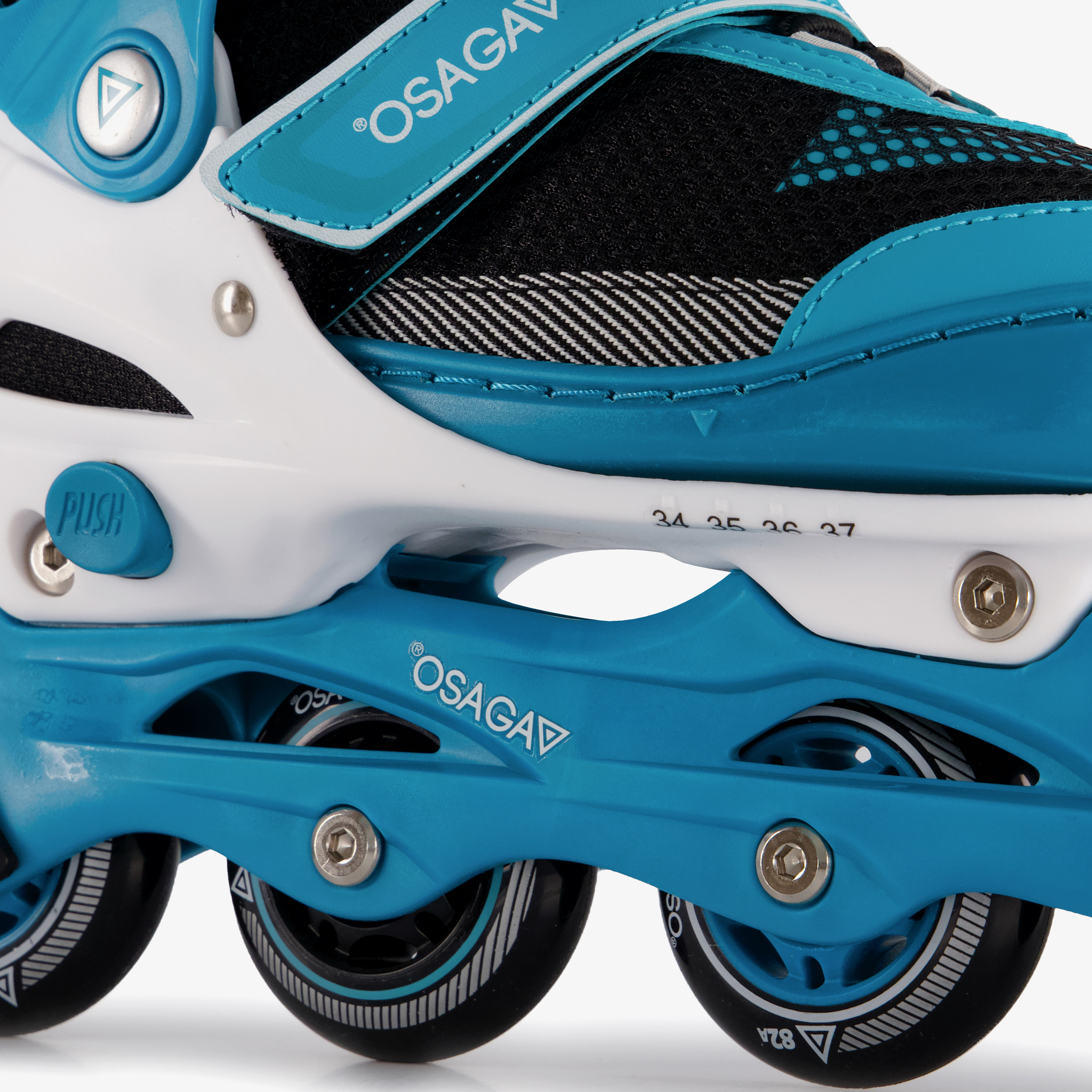Osaga kinder en dames skeelers blauw sneakers – foto 5