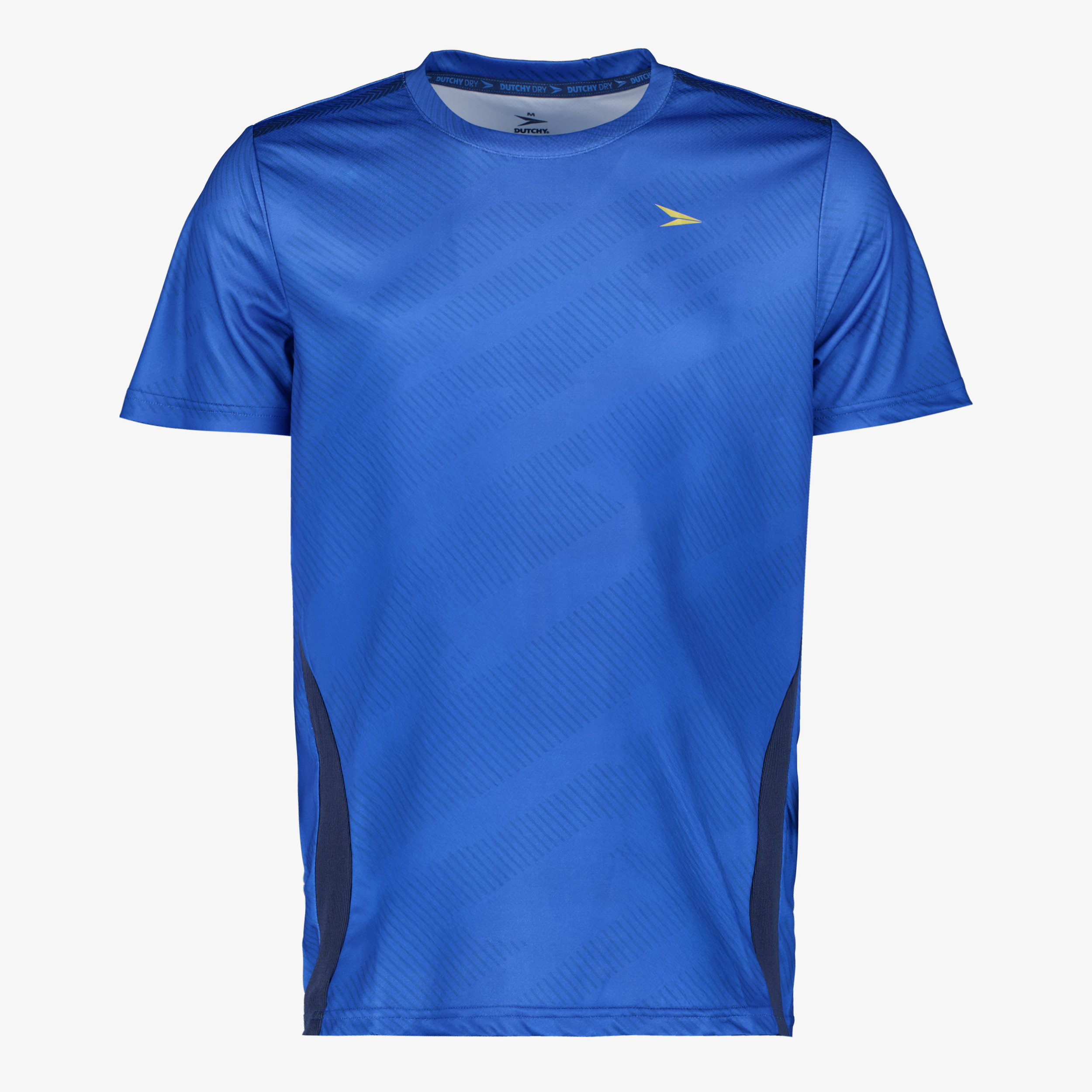 Dutchy Dry heren voetbal T-shirt met print blauw sport & spel