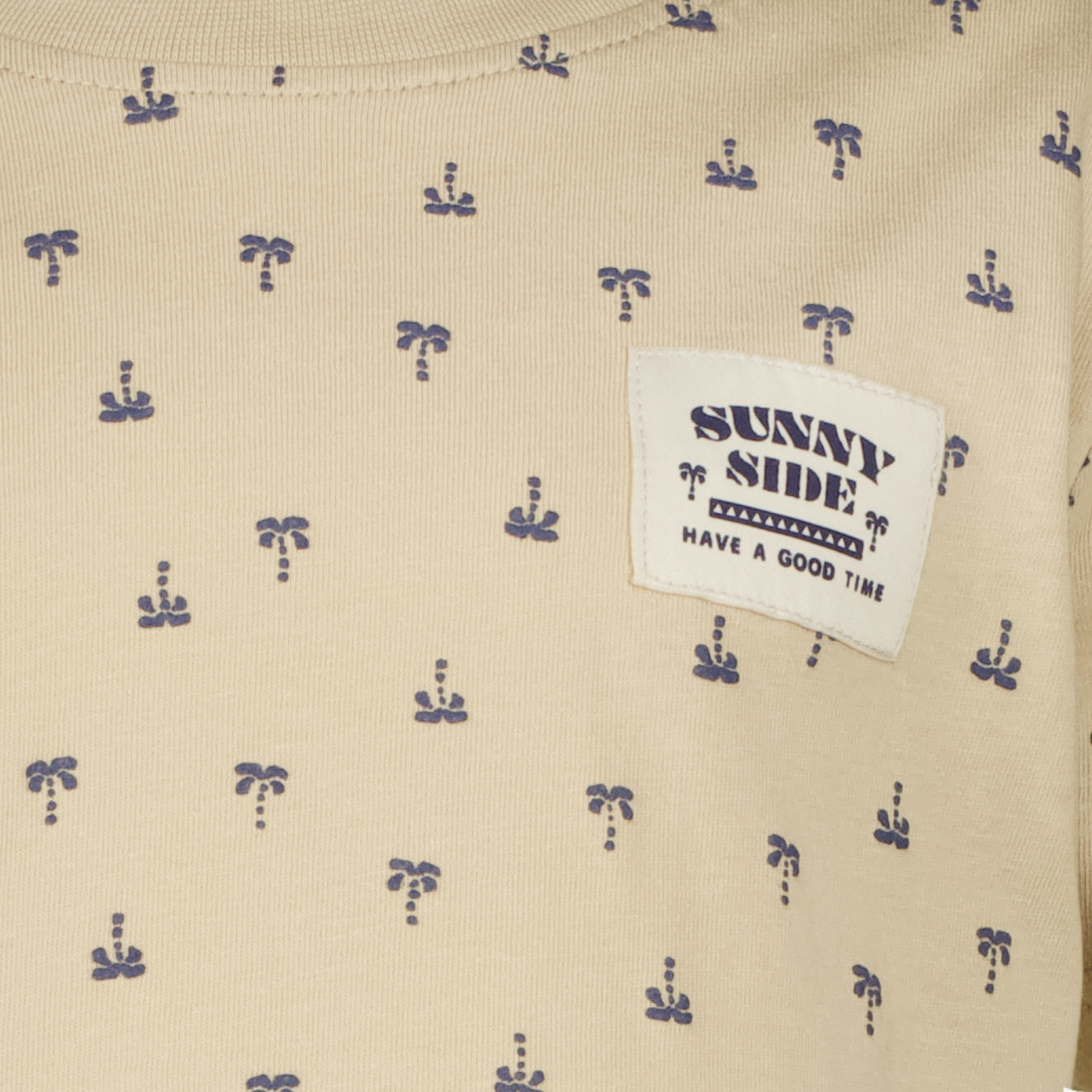 Unsigned jongens T-shirt met palmbomen beige t-shirts & tops – foto 2