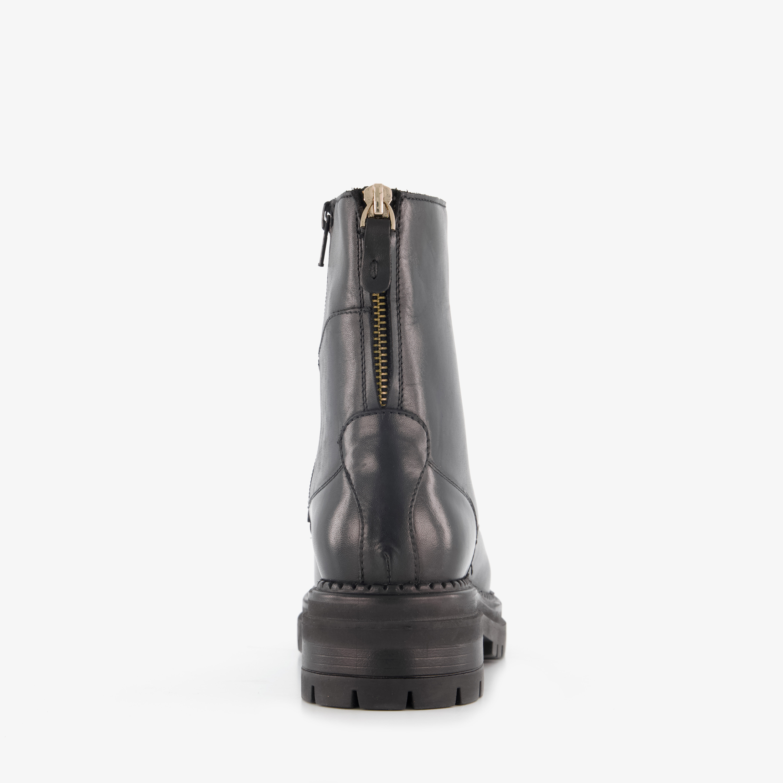 Harper leren dames veterboots met rits zwart laarzen – foto 2