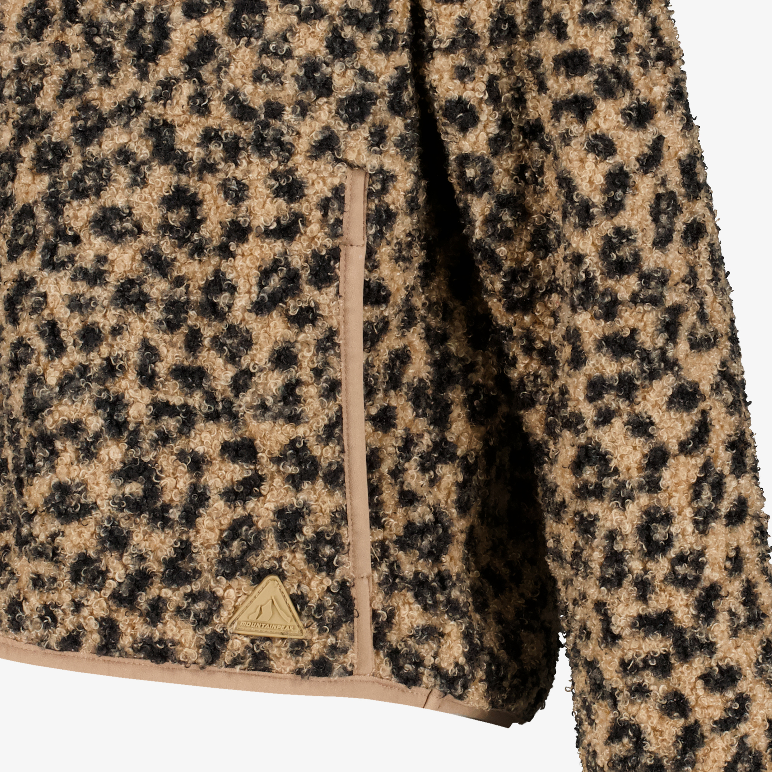 Mountain Peak meisjes outdoor fleece vest met panterprint truien & vesten – foto 2