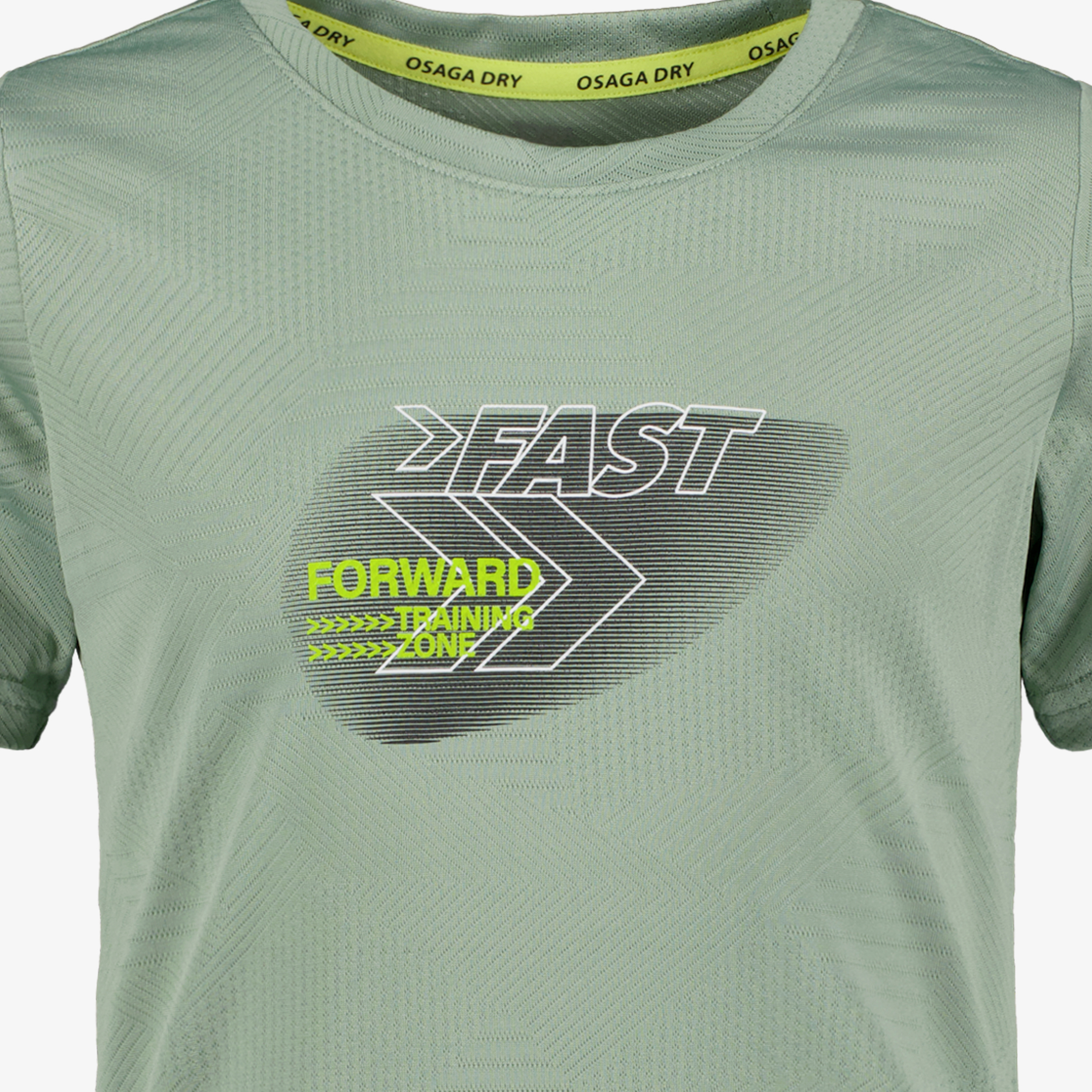Osaga Dry jongens  sport T-shirt met opdruk groen t-shirts & tops – foto 2