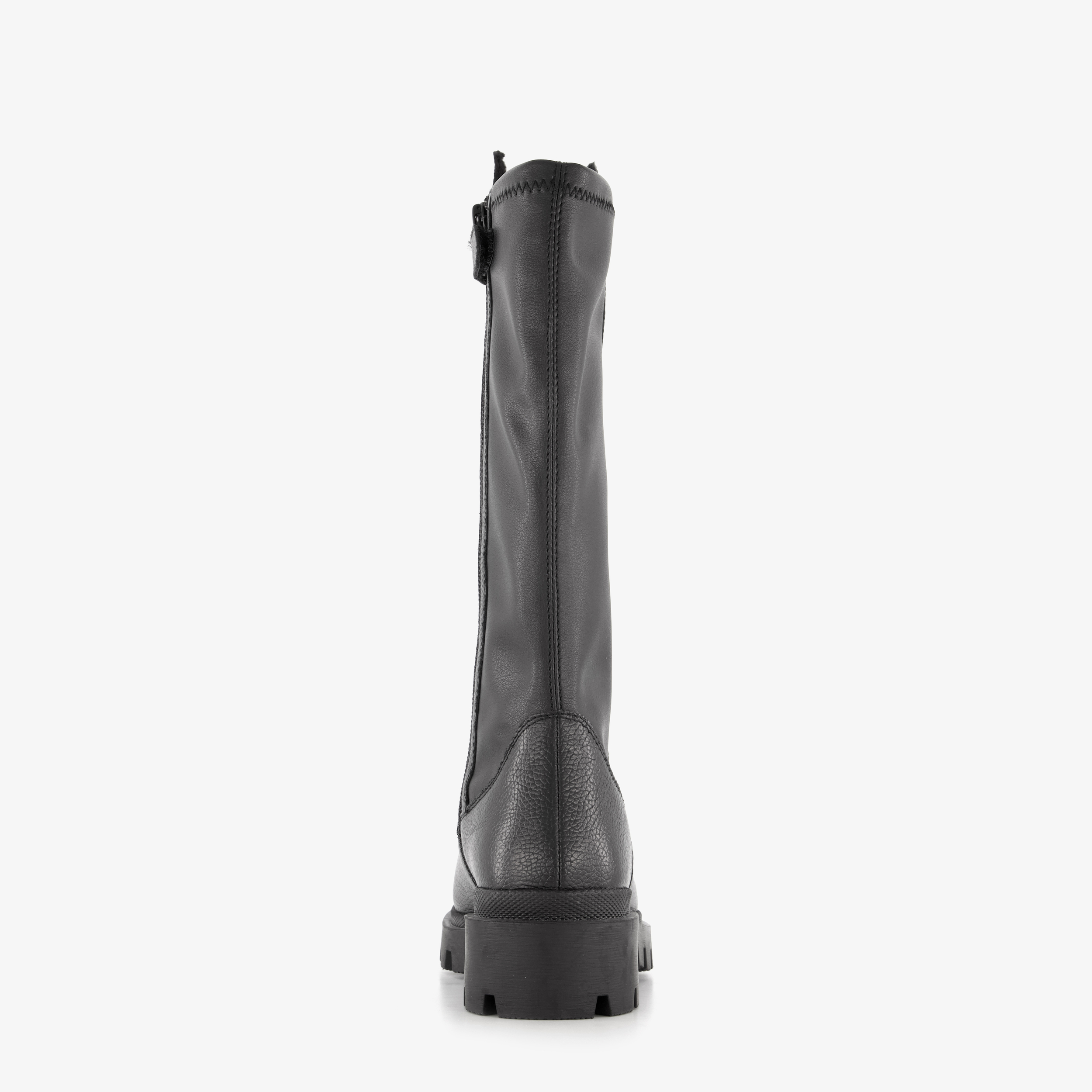 Groot hoge leren meisjes boots zwart – foto 2