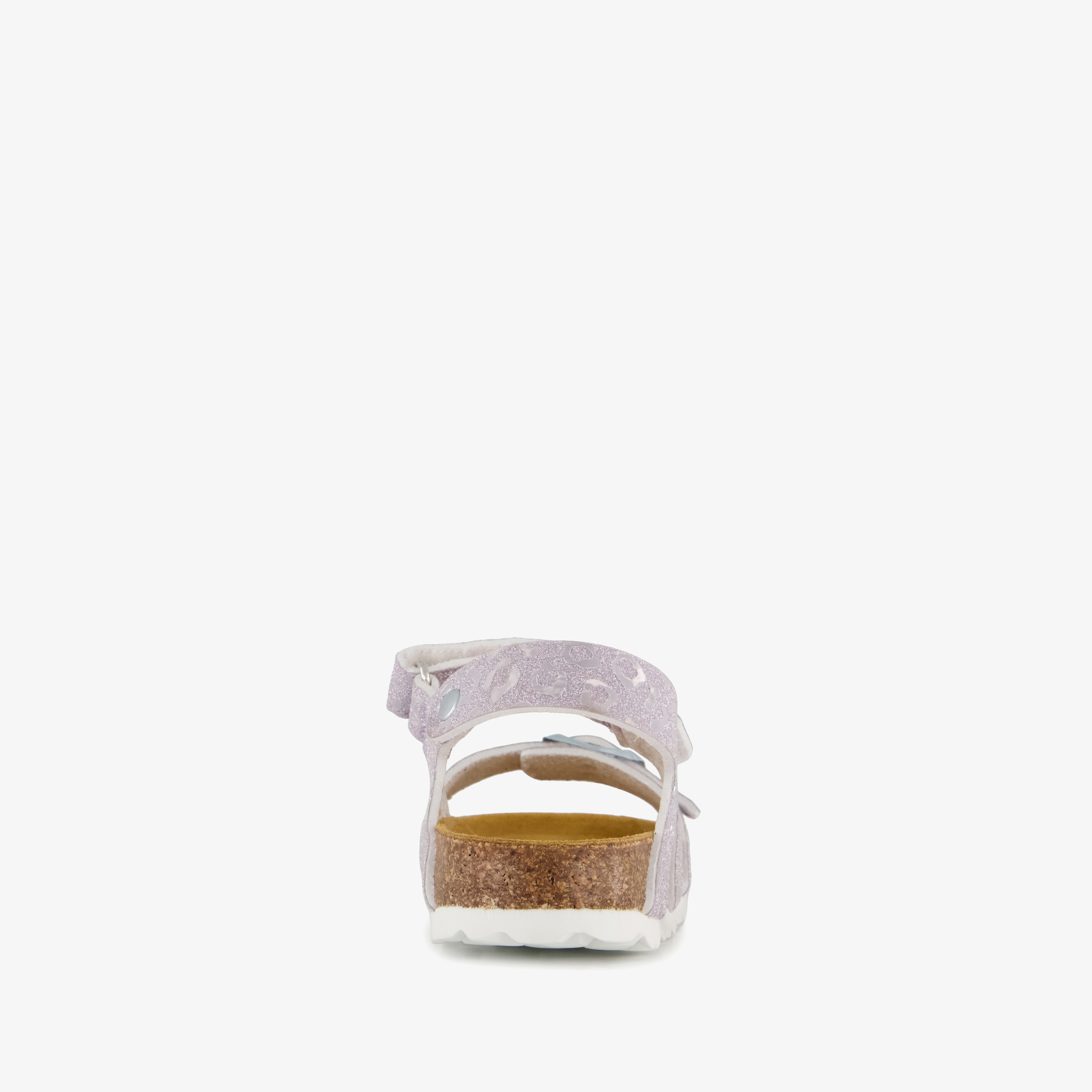 Hush Puppies meisjes bio sandalen met panterprint lila – foto 2