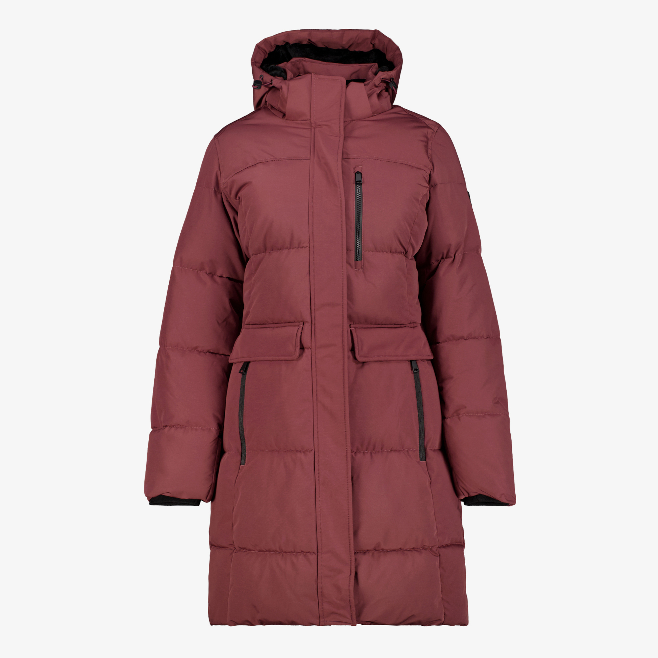 Kjelvik gewatteerde dames outdoor jas rood jassen