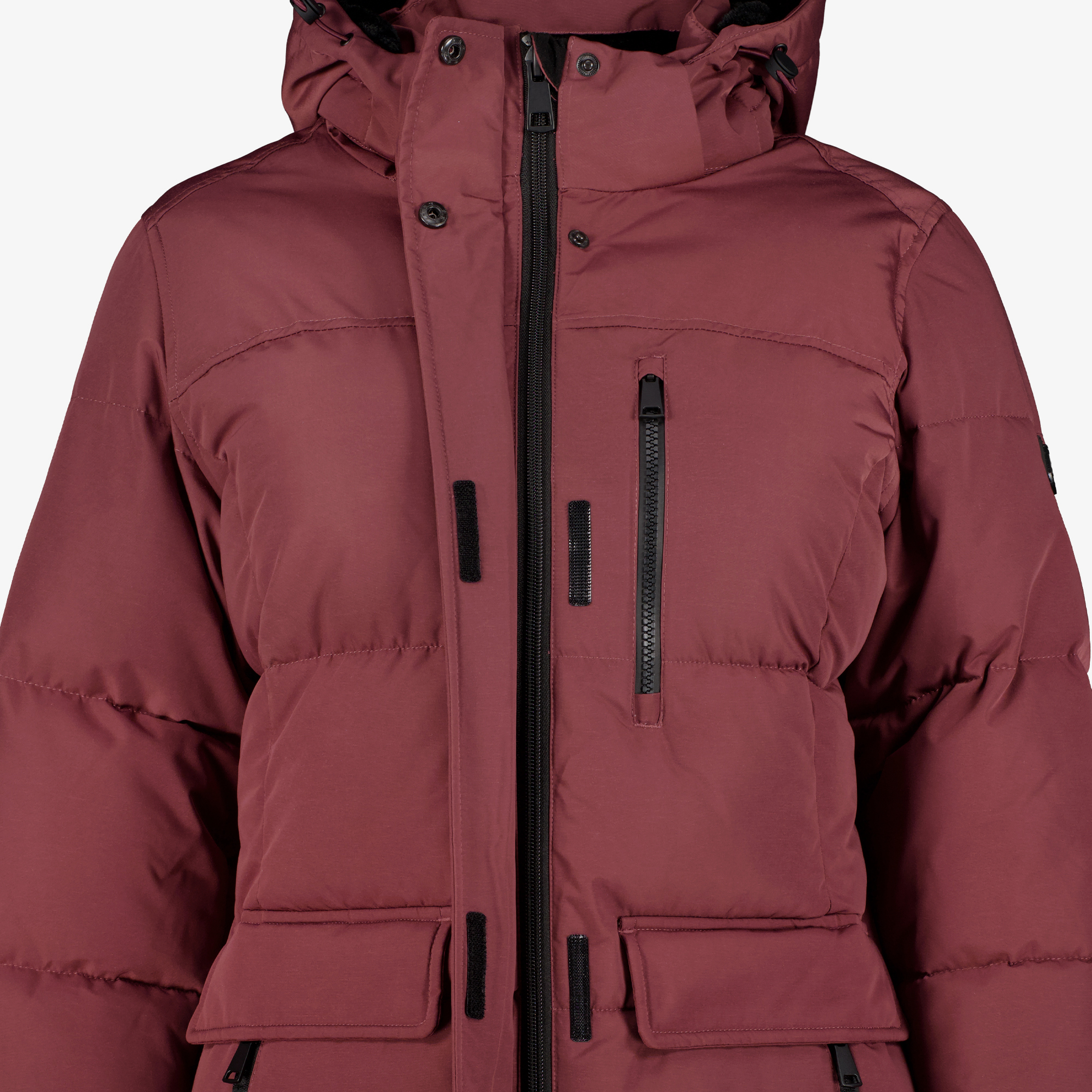 Kjelvik gewatteerde dames outdoor jas rood jassen – foto 3