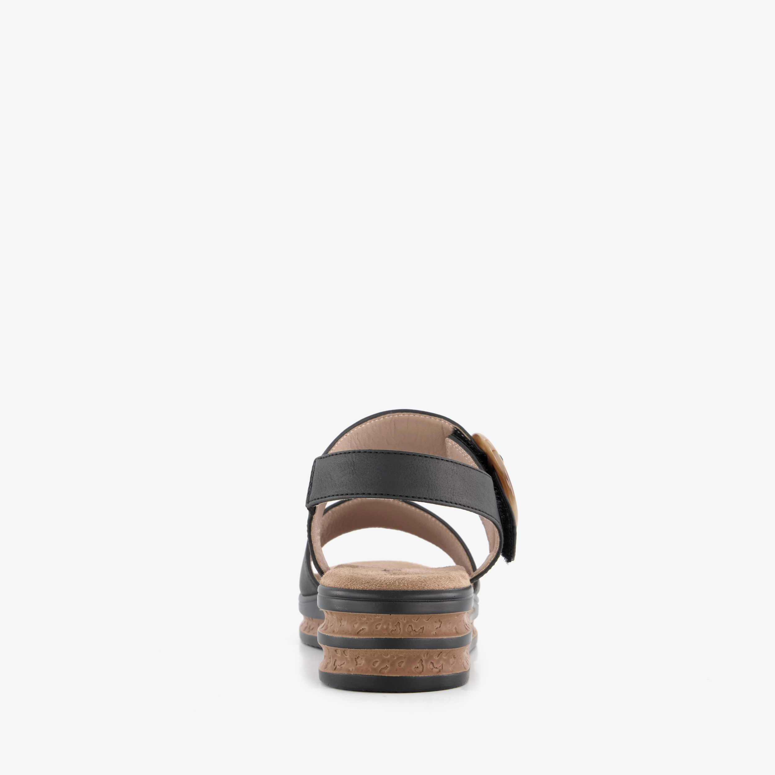 Natuform dames sandalen zwart bruin – foto 2