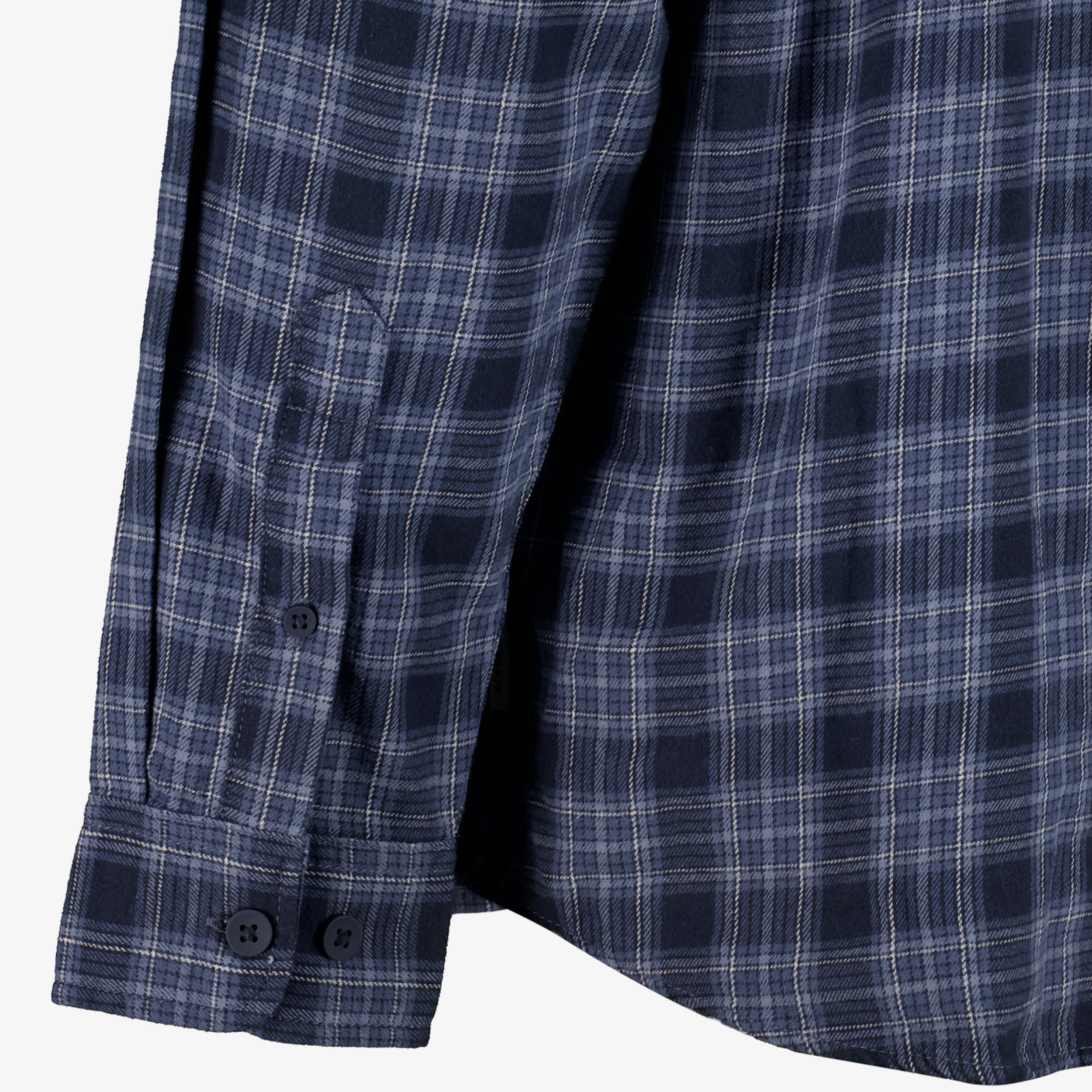 JJ Rebel heren overhemd geruit blauw t-shirts & tops – foto 2