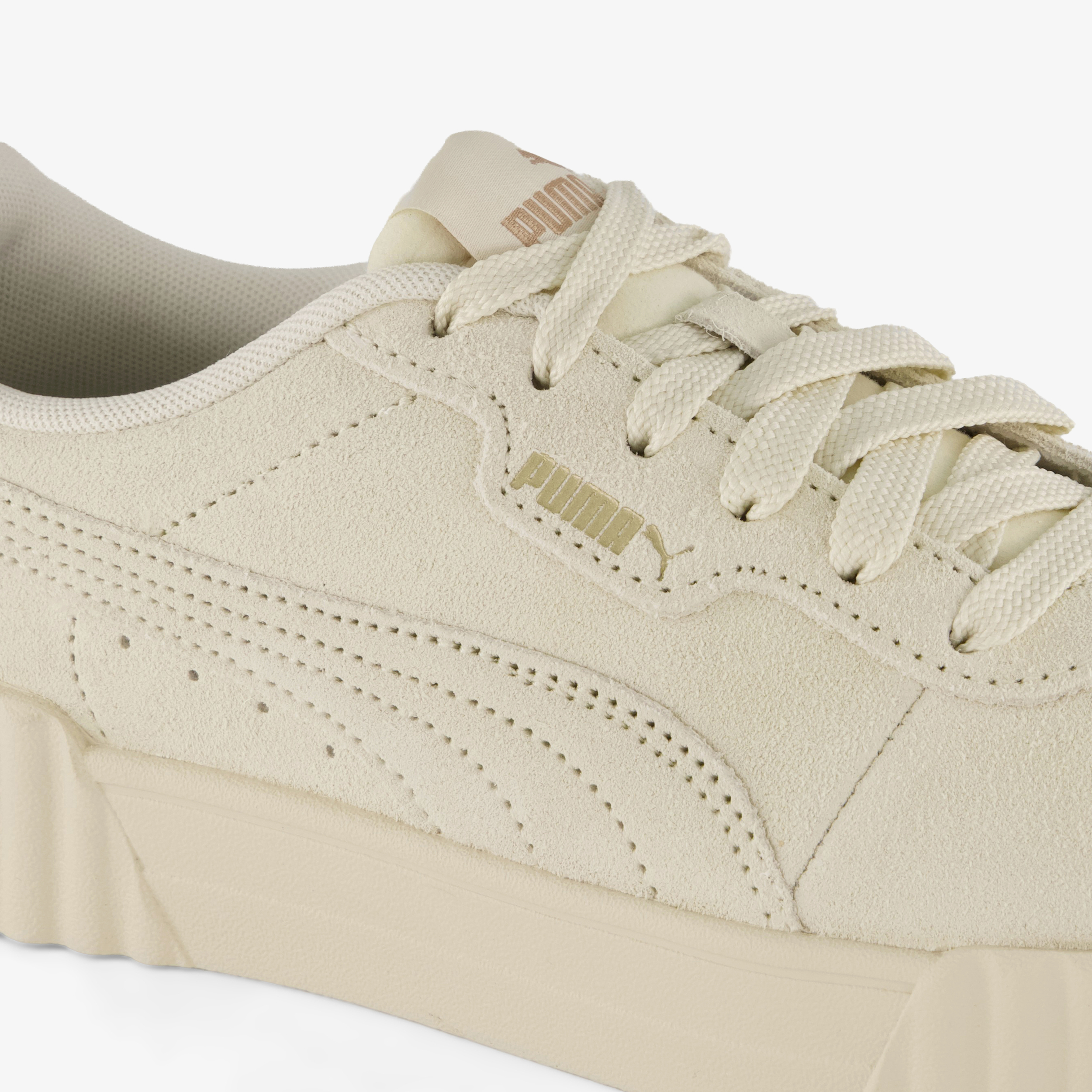 Puma Carina 3.0 SD suède dames sneakers beige – foto 5