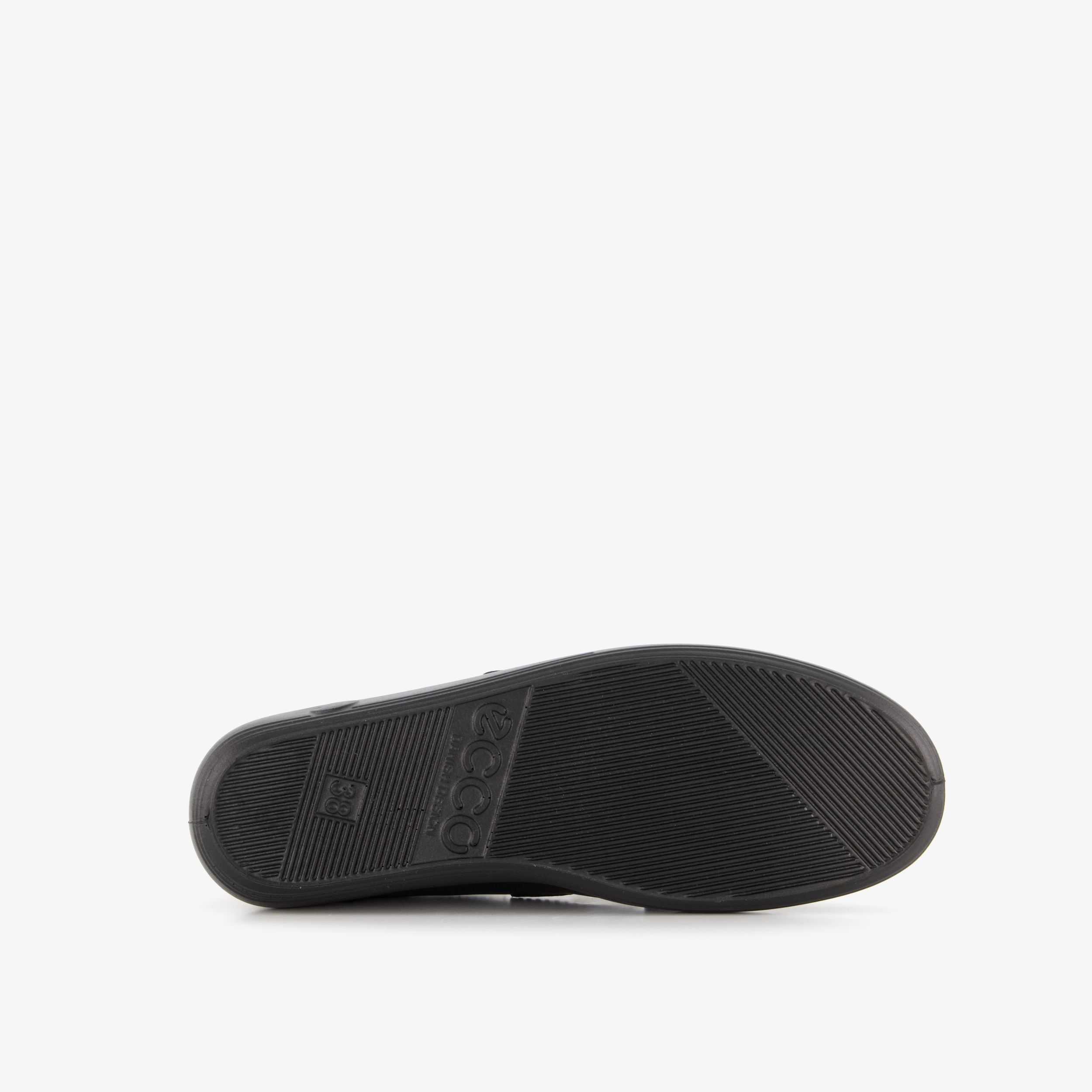 ECCO Soft 2.0 leren dames sneakers zwart – foto 3