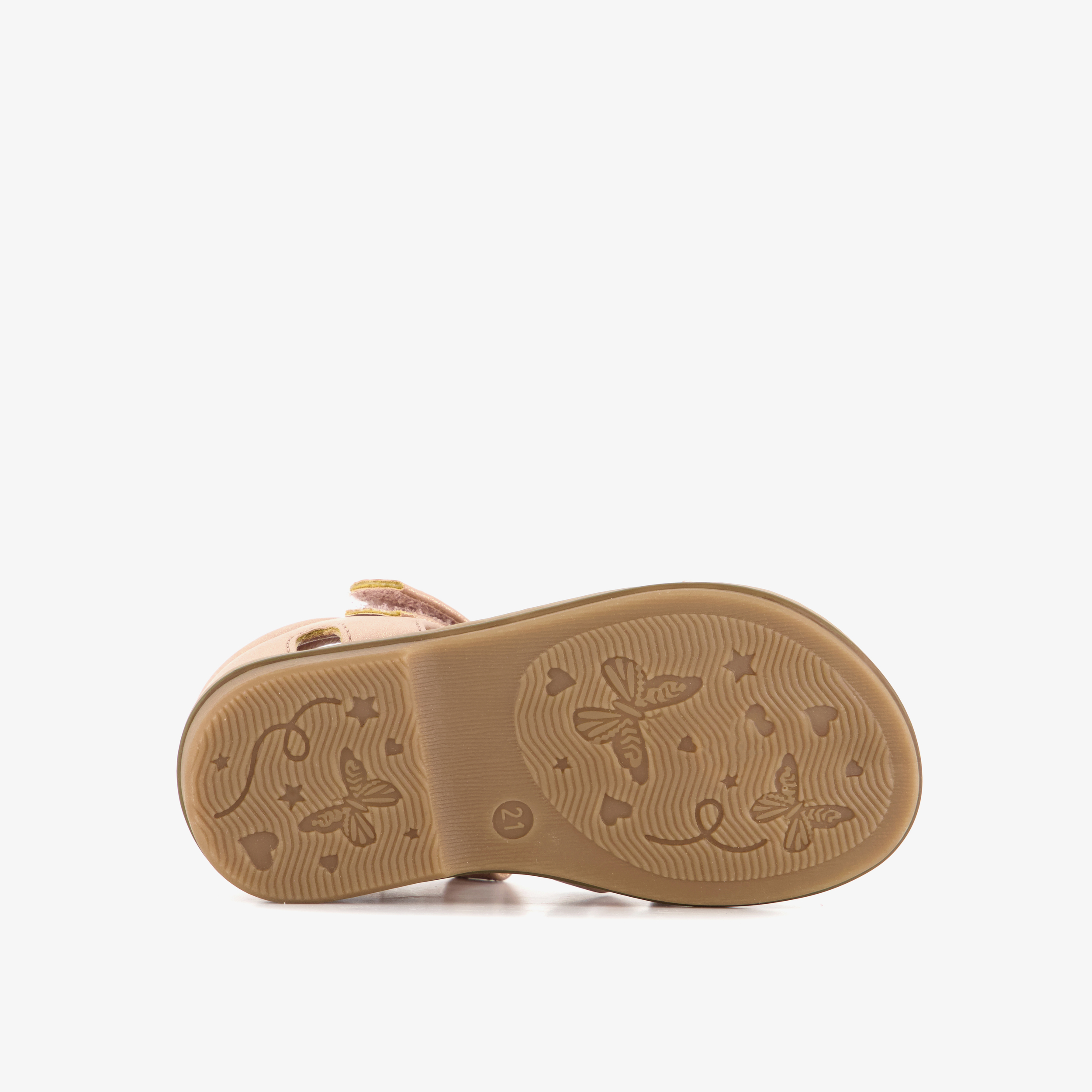 Blue Box meisjes sandalen met vlinder roze goud – foto 3