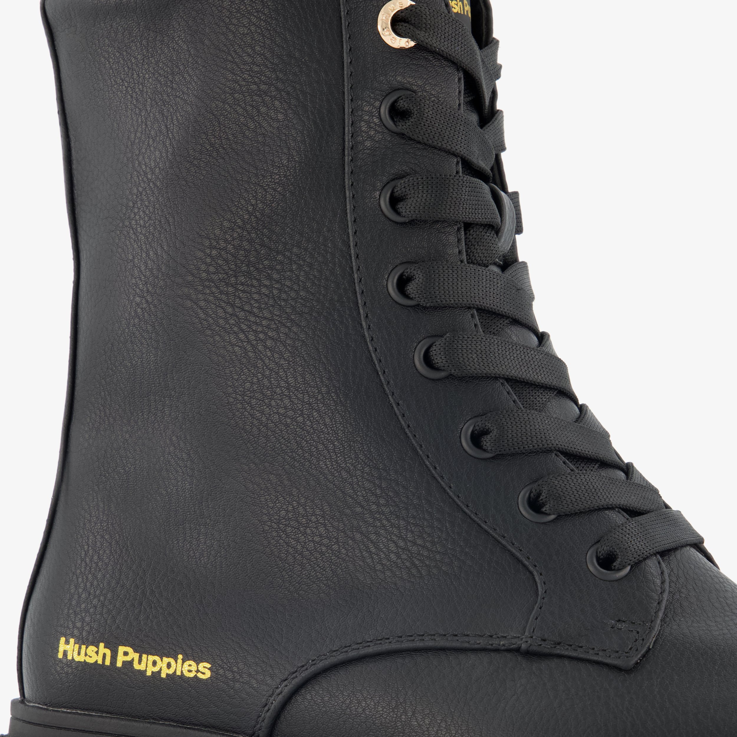Hush Puppies dames veterboots zwart laarzen – foto 5