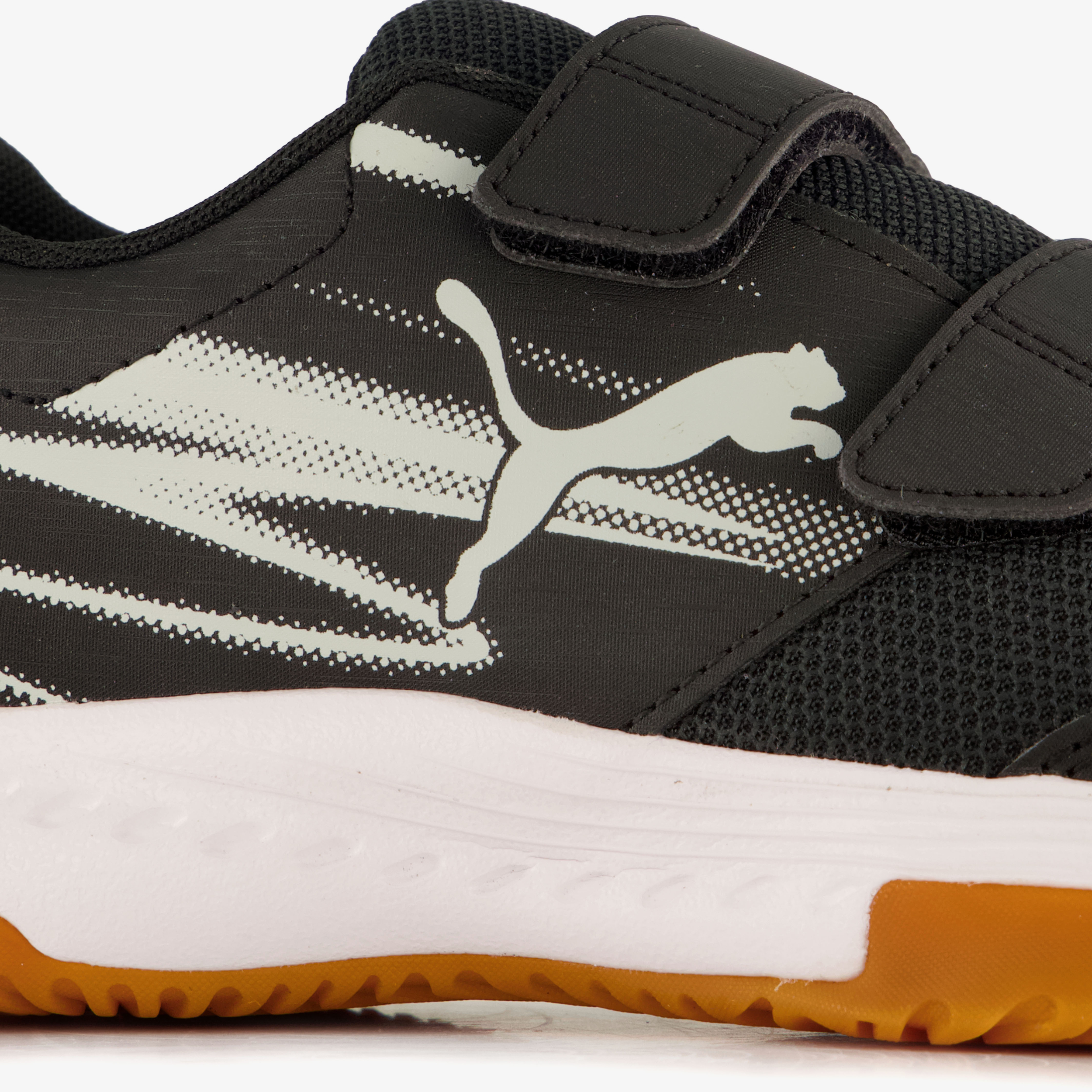 Puma varion II kinder indoorschoenen zwart meisjes zaalschoenenvoetbalschoenen – foto 5
