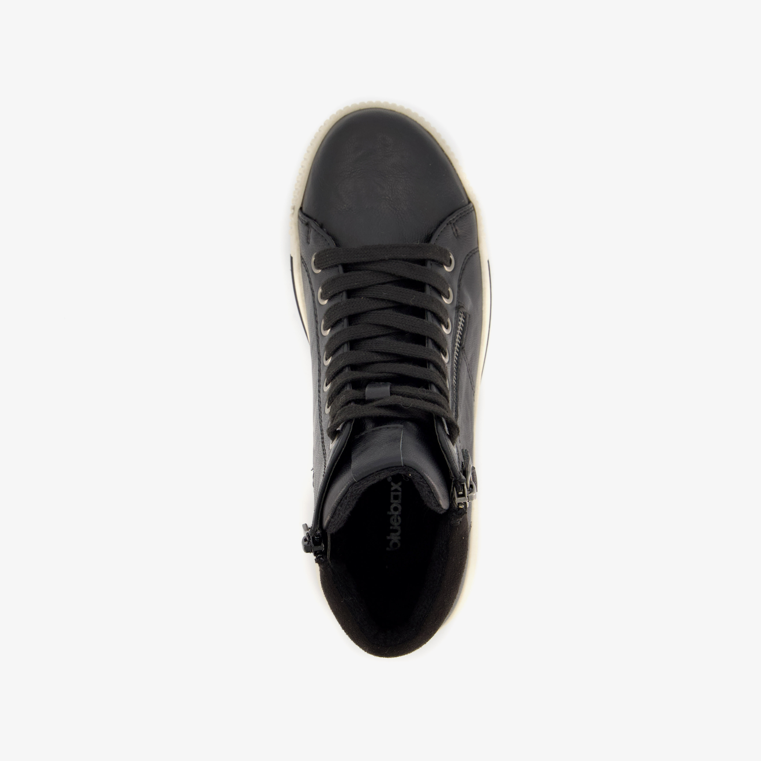 Blue Box hoge dames sneakers zwart – foto 4