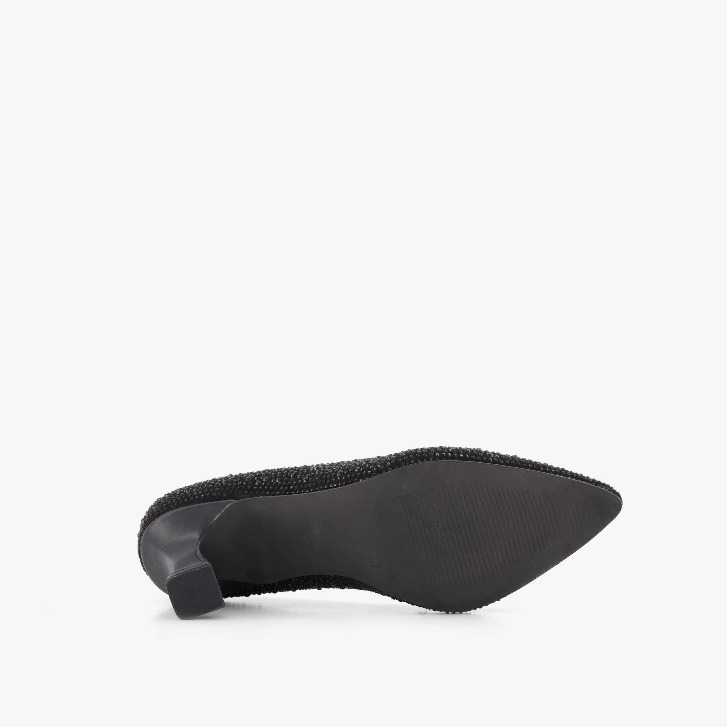 Nova dames pumps met glitters zwart – foto 3