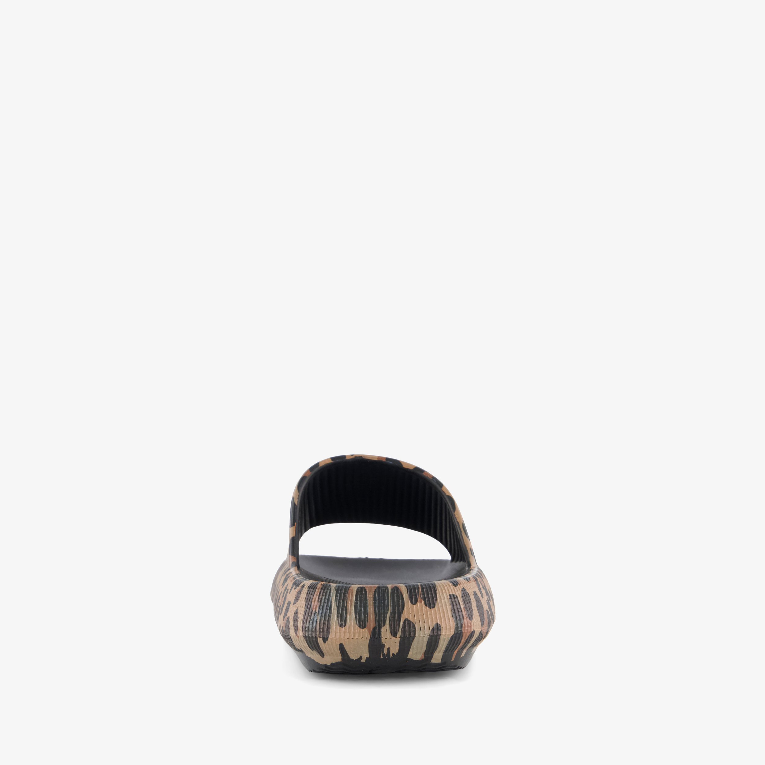 Dames badslippers met panterprint beige – foto 2