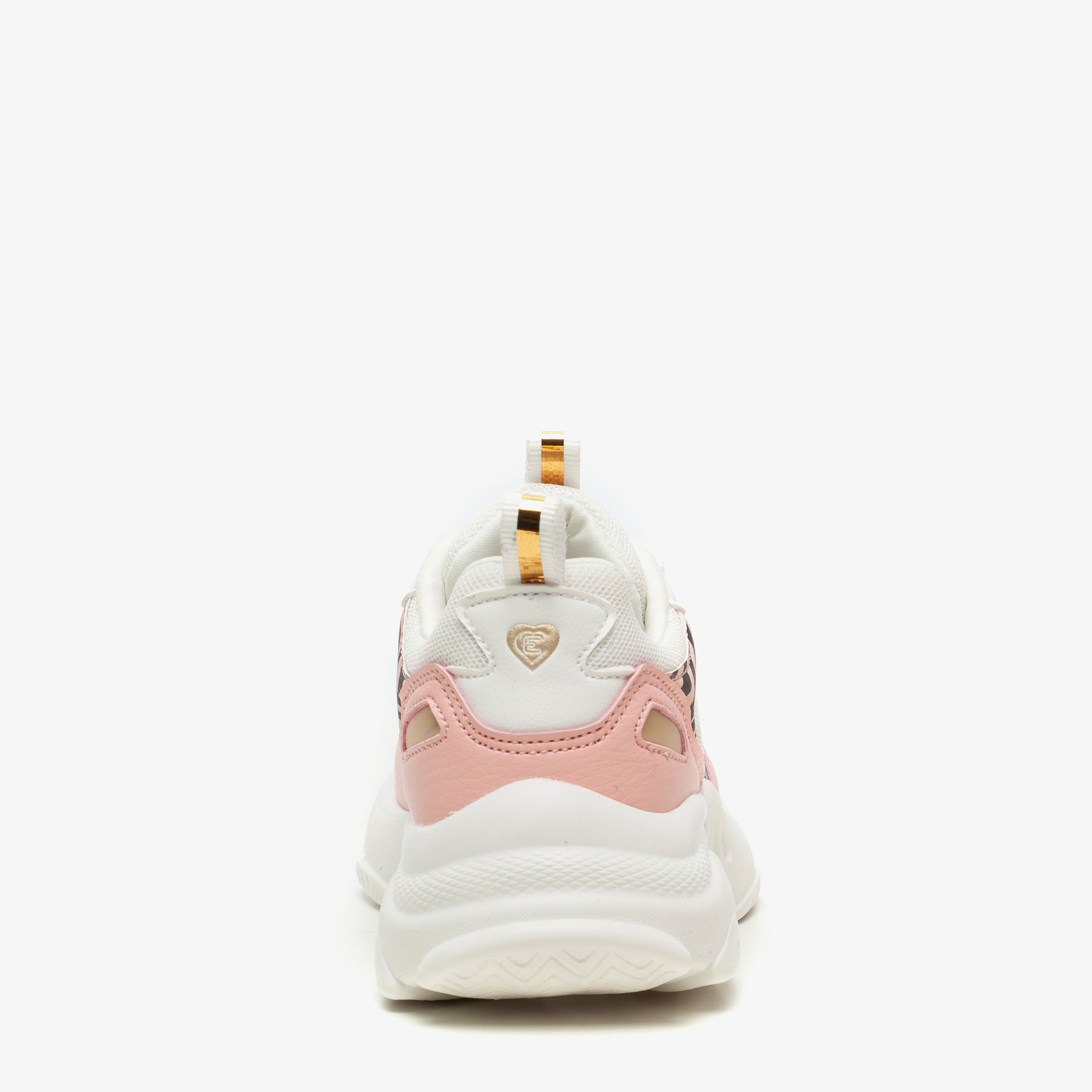 Blue Box meisjes sneaker roze met zebraprint – foto 3