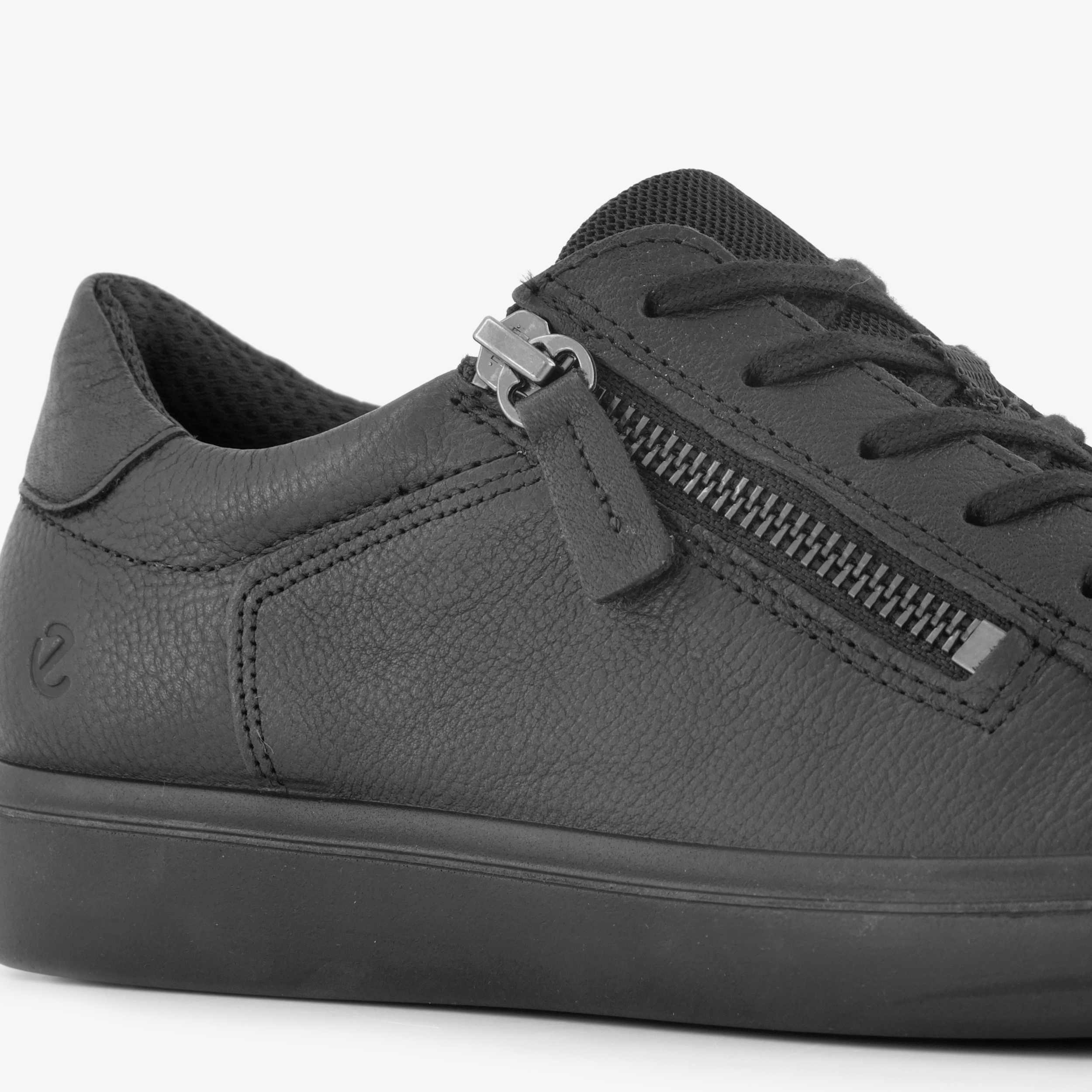 ECCO Classic leren dames sneakers zwart – foto 5