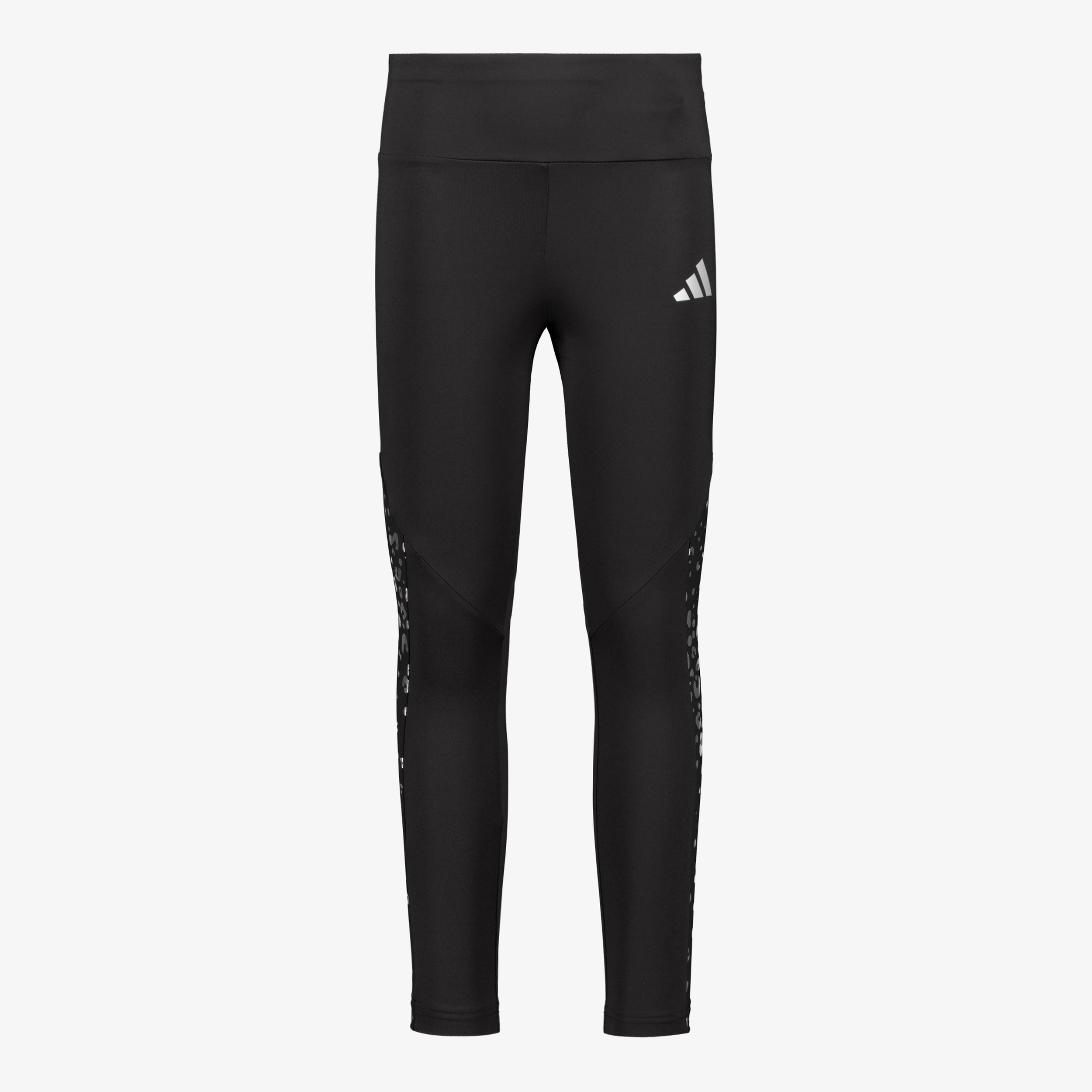 Adidas JG TR-ES GL meisjes sportlegging zwart zilver Adidas JG TR-ES GL meisjes sportlegging zwart zilver