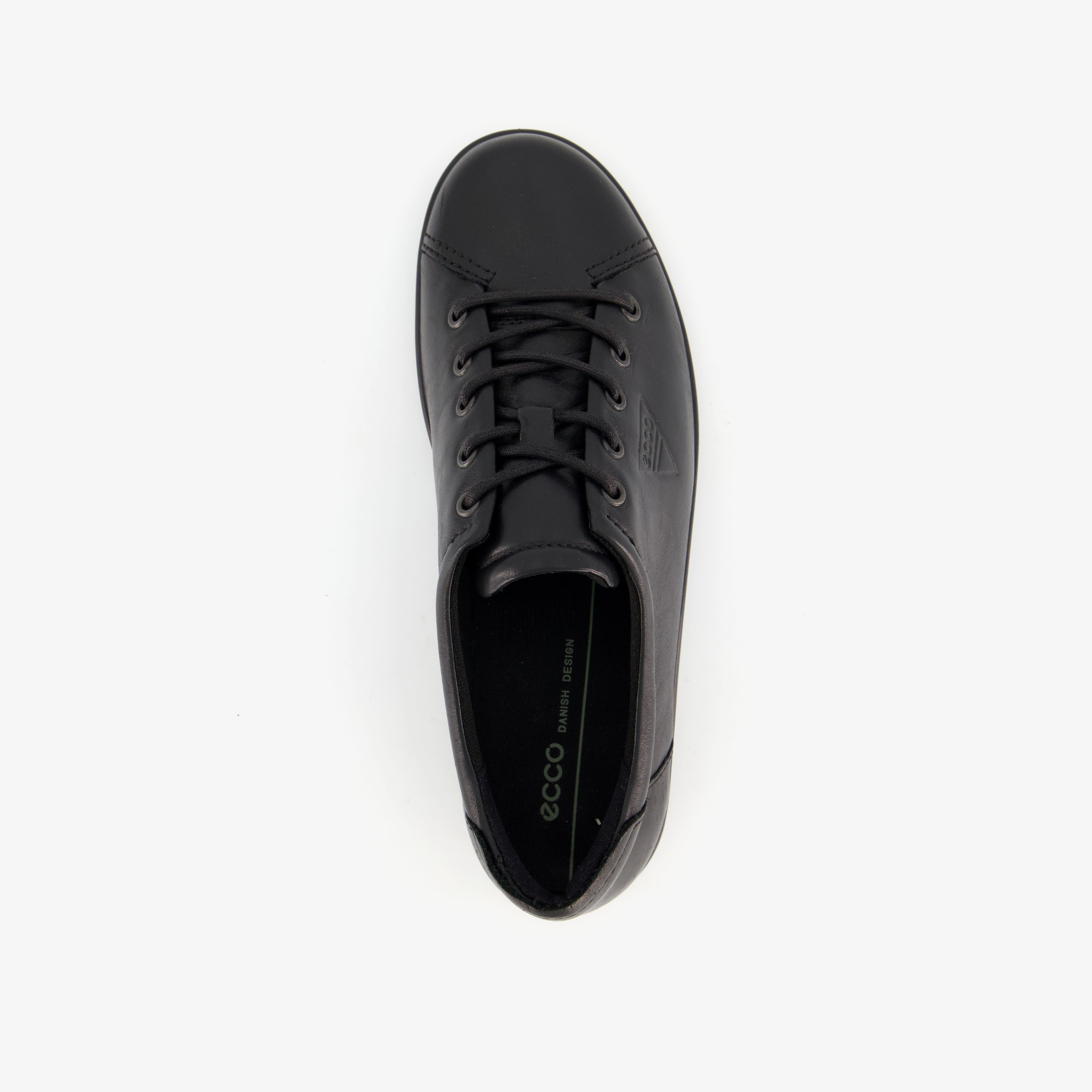 ECCO Soft 2.0 Classic leren dames sneakers zwart – foto 4
