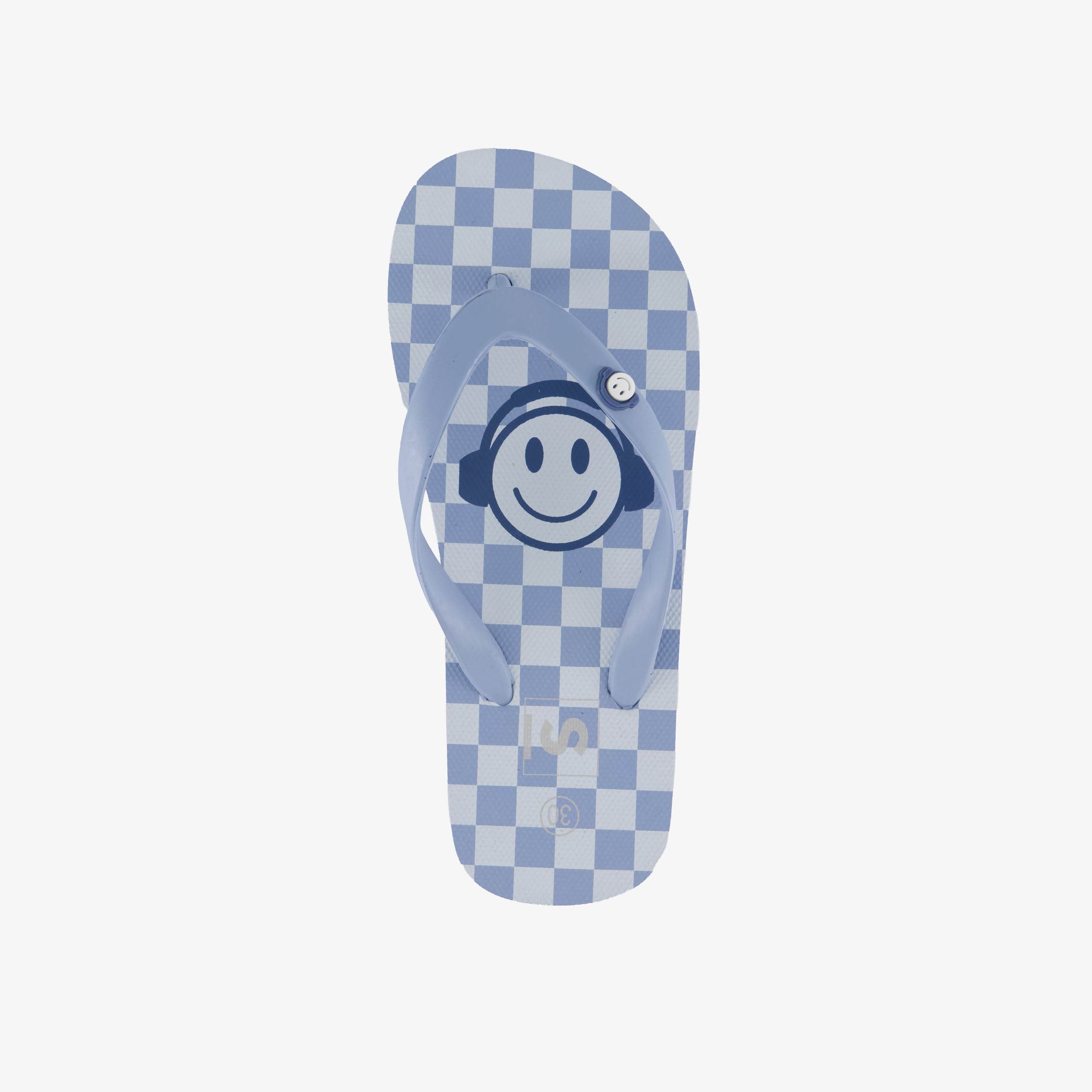 Kinder teenslippers met smiley blauw meisjes – foto 4