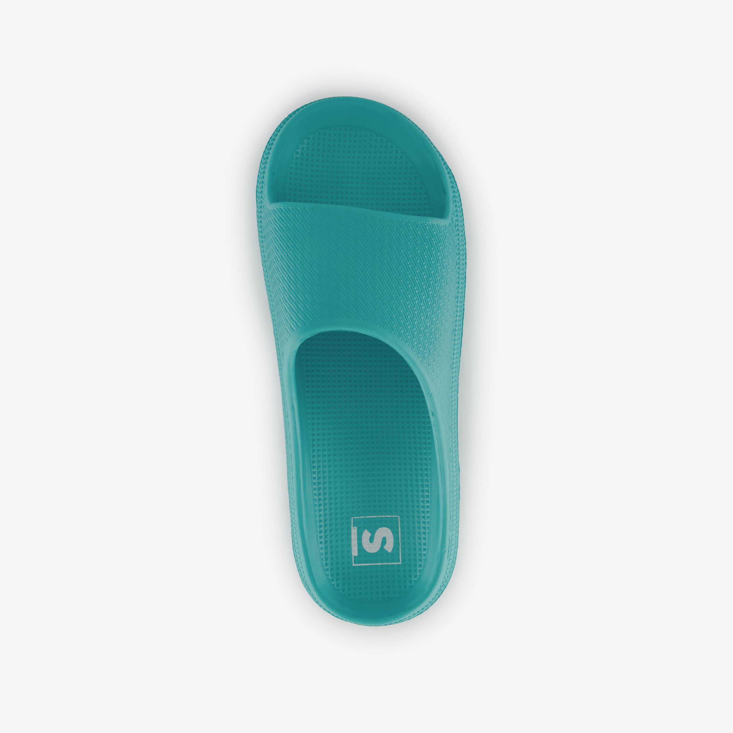 Dames badslippers aqua blauw – foto 4