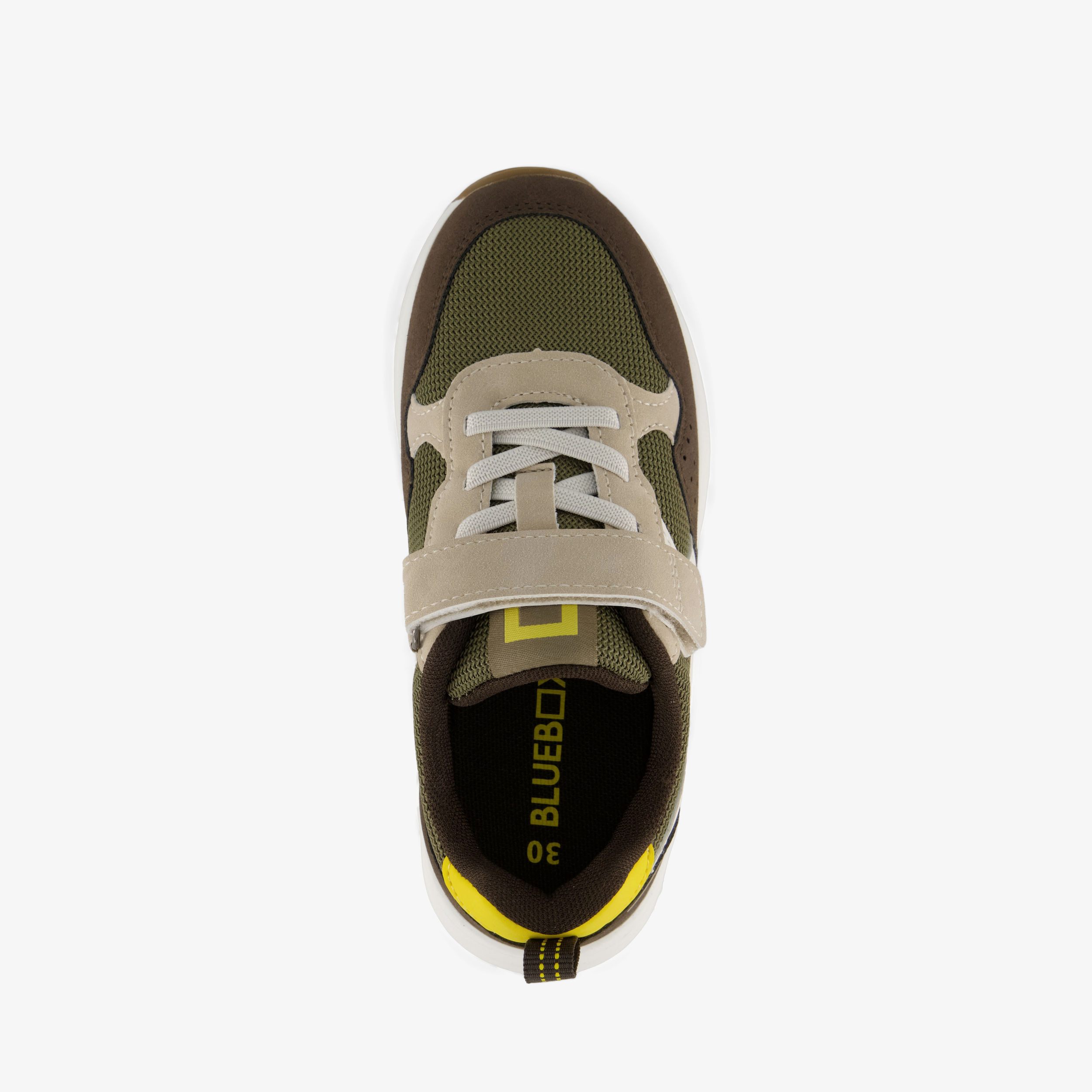 Blue Box jongens sneakers bruin groen – foto 4