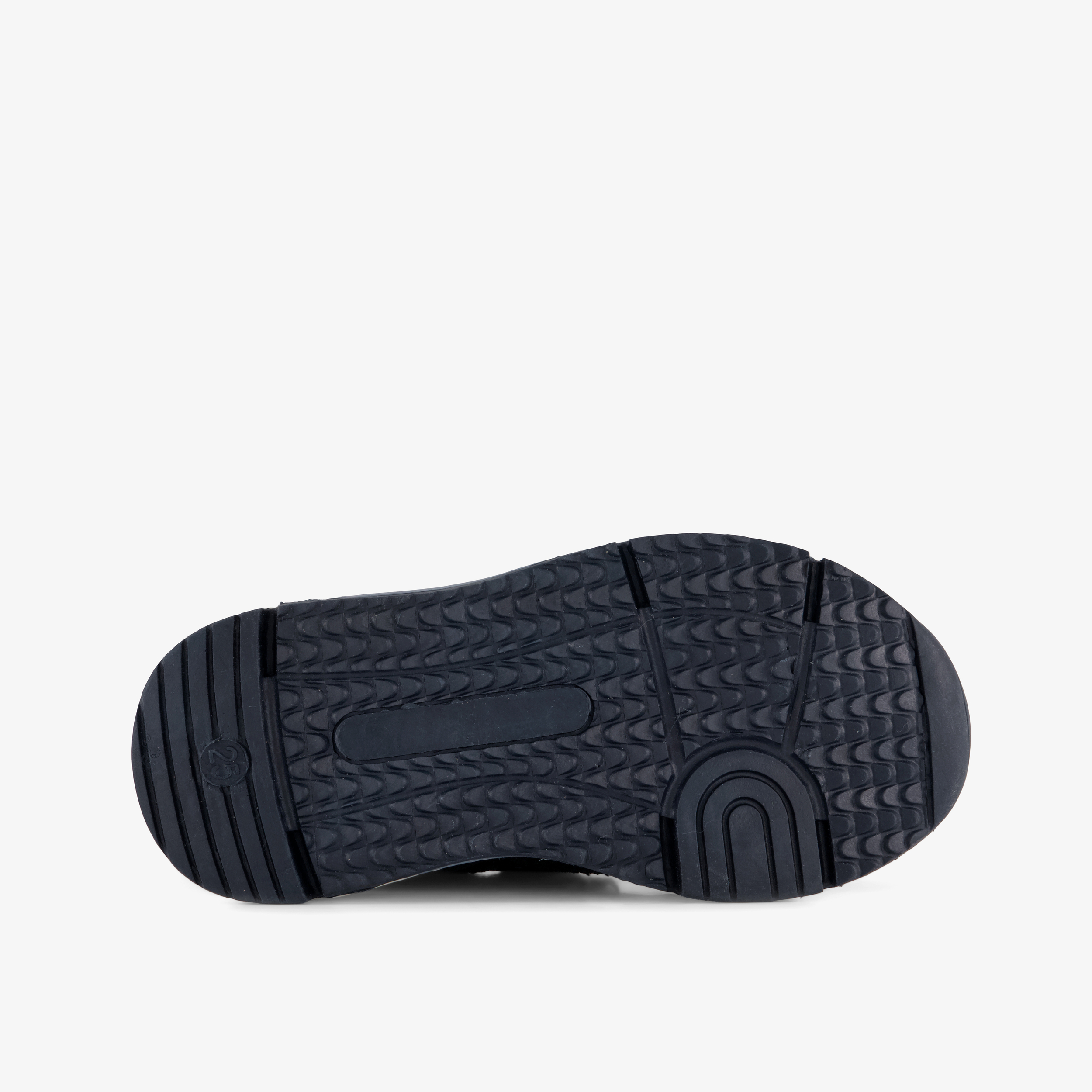 Stap suède jongens sneakers donkerblauw – foto 3