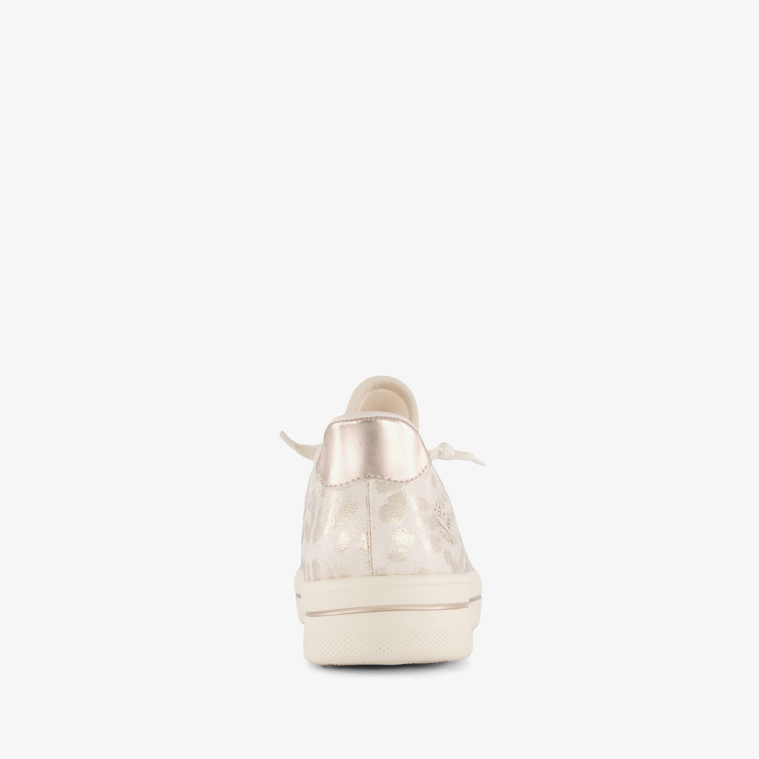 Jana Step In dames sneakers met H leest wit zilver – foto 2