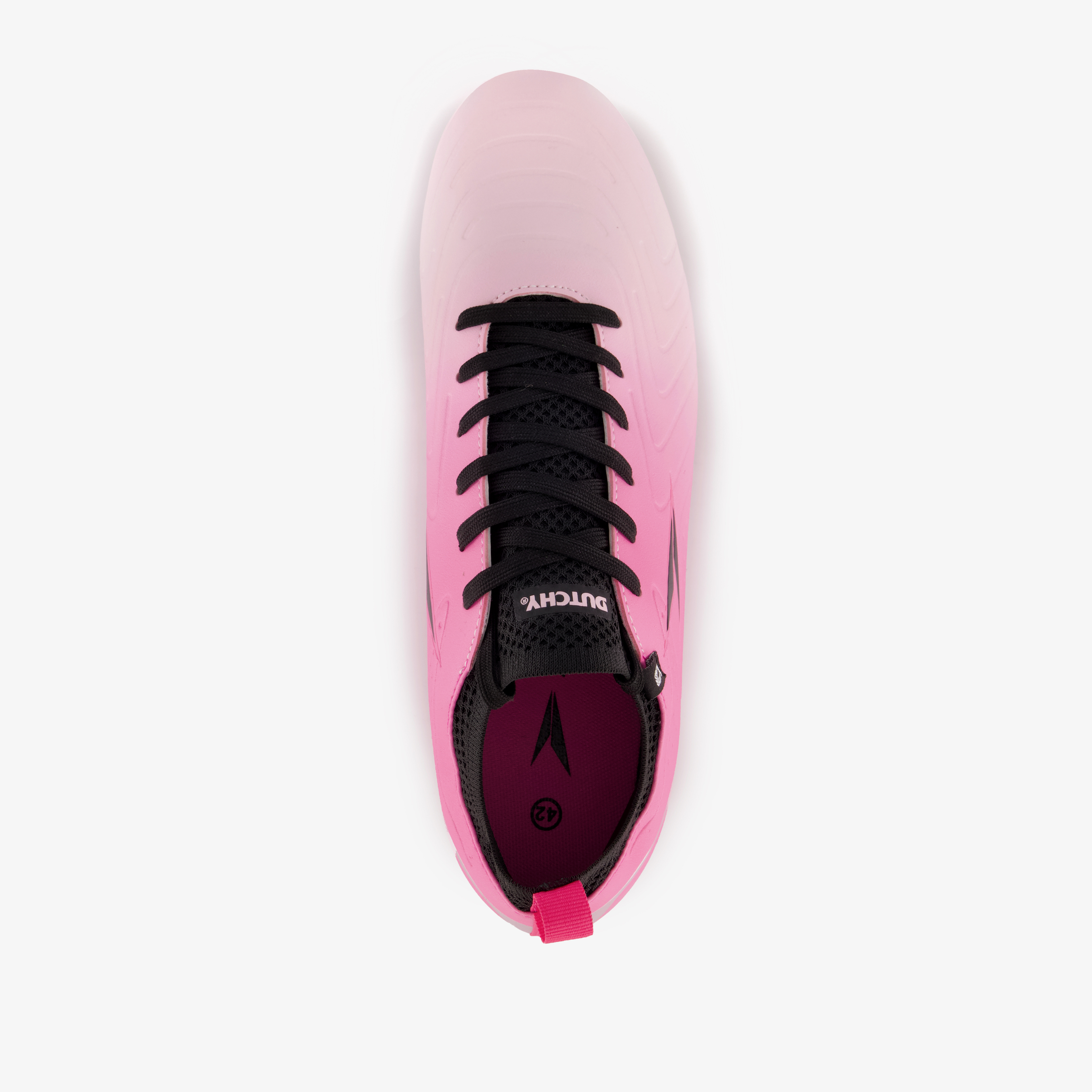 Dutchy FG heren voetbalschoenen roze zwart veldschoenen – foto 4