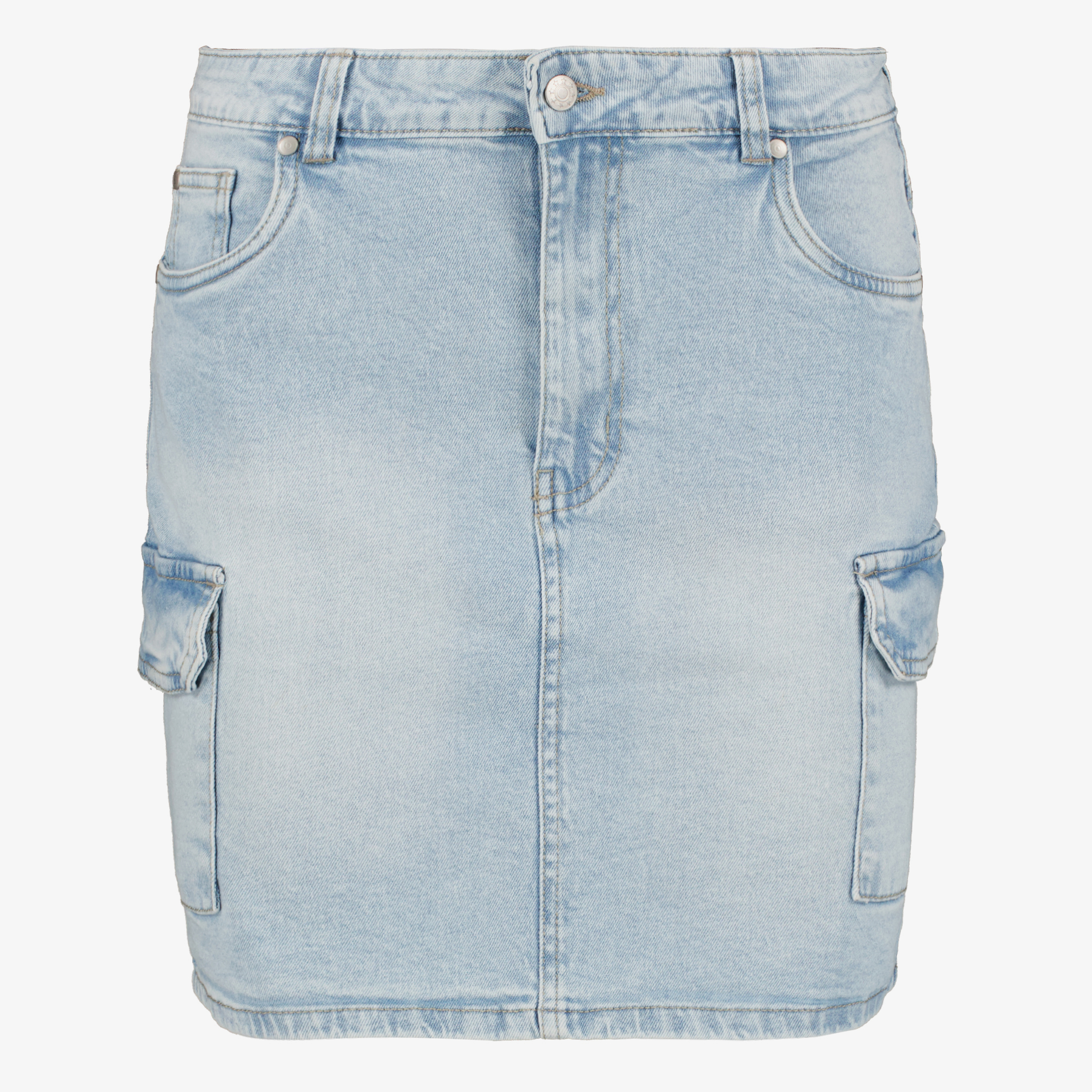 TwoDay cargo dames spijkerrok lichtblauw jurken & rokken