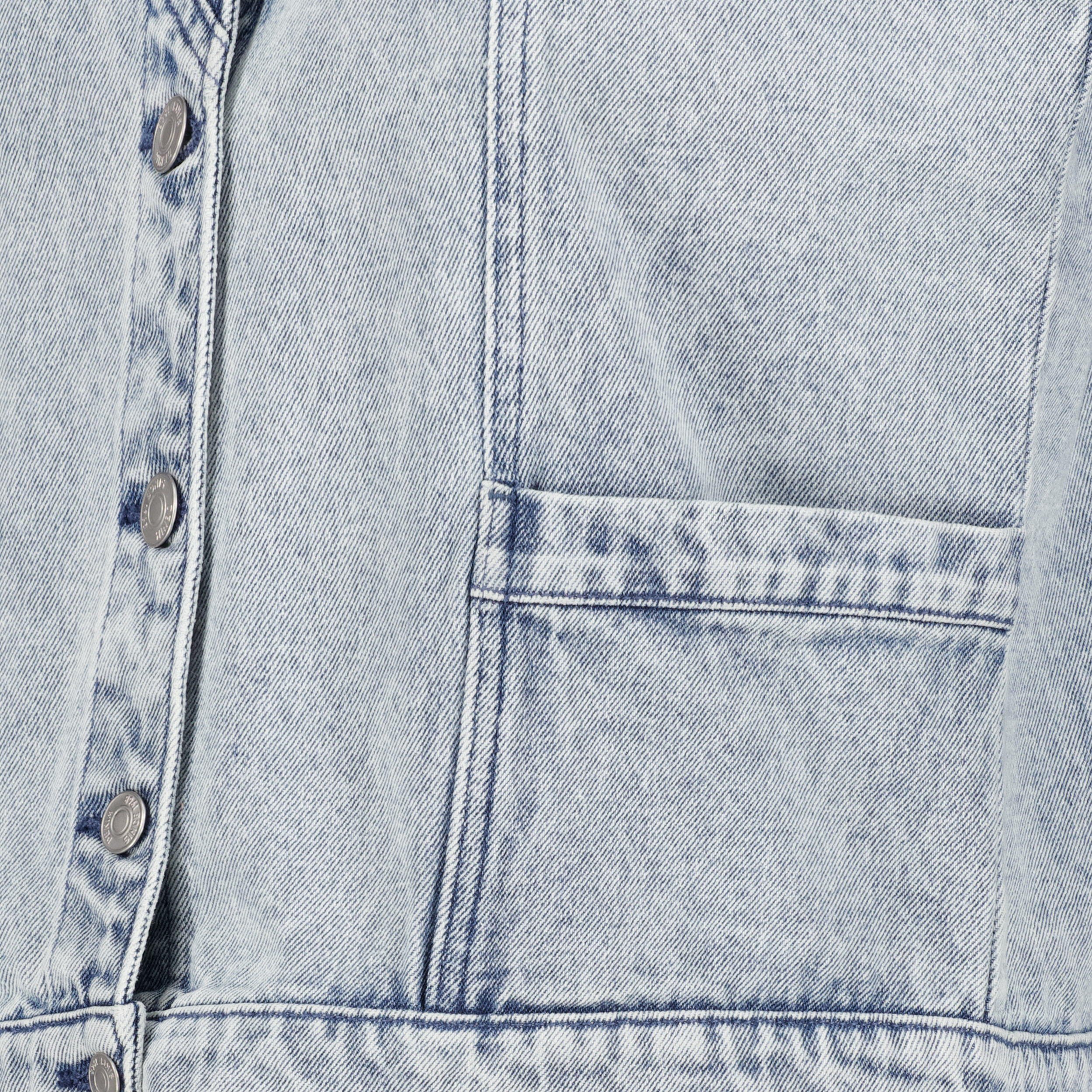 Twoday dames spijker gilet lichtblauw – foto 2